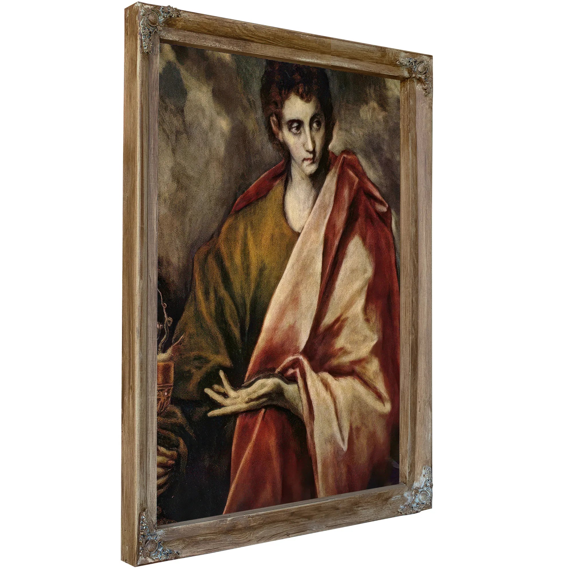 Saint John The Evangelist 1605 99 7X78Cm Museo Del Prado P02444 By El Greco Fine Art Print