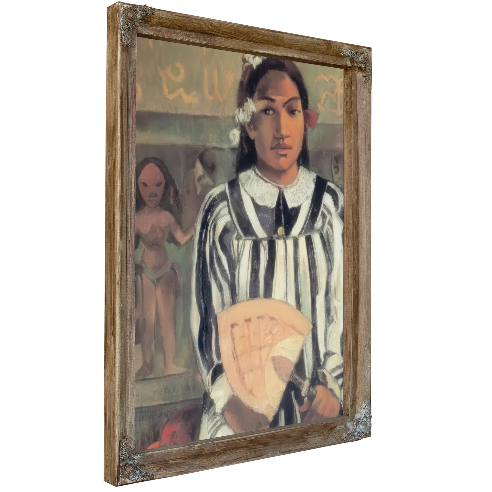 Merabi Metua No Tehama ( Teha Amana Has Many Parents) By Paul Gauguin Fine Art Print