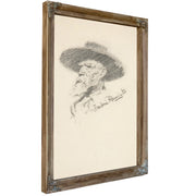 Head Of A Man  by Frederic Remington