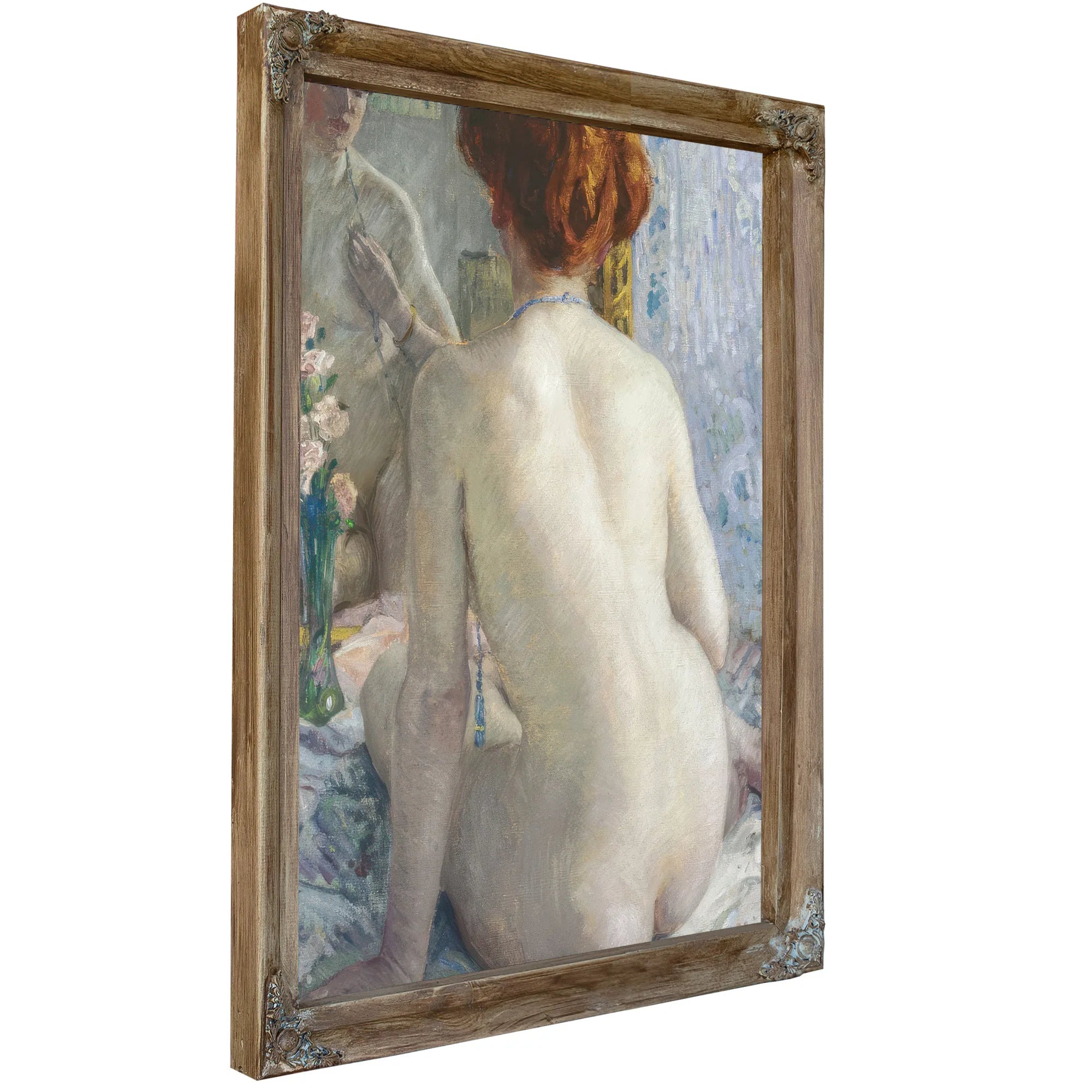 Reflections (Marcelle) By Frederick Carl Frieseke Fine Art Print