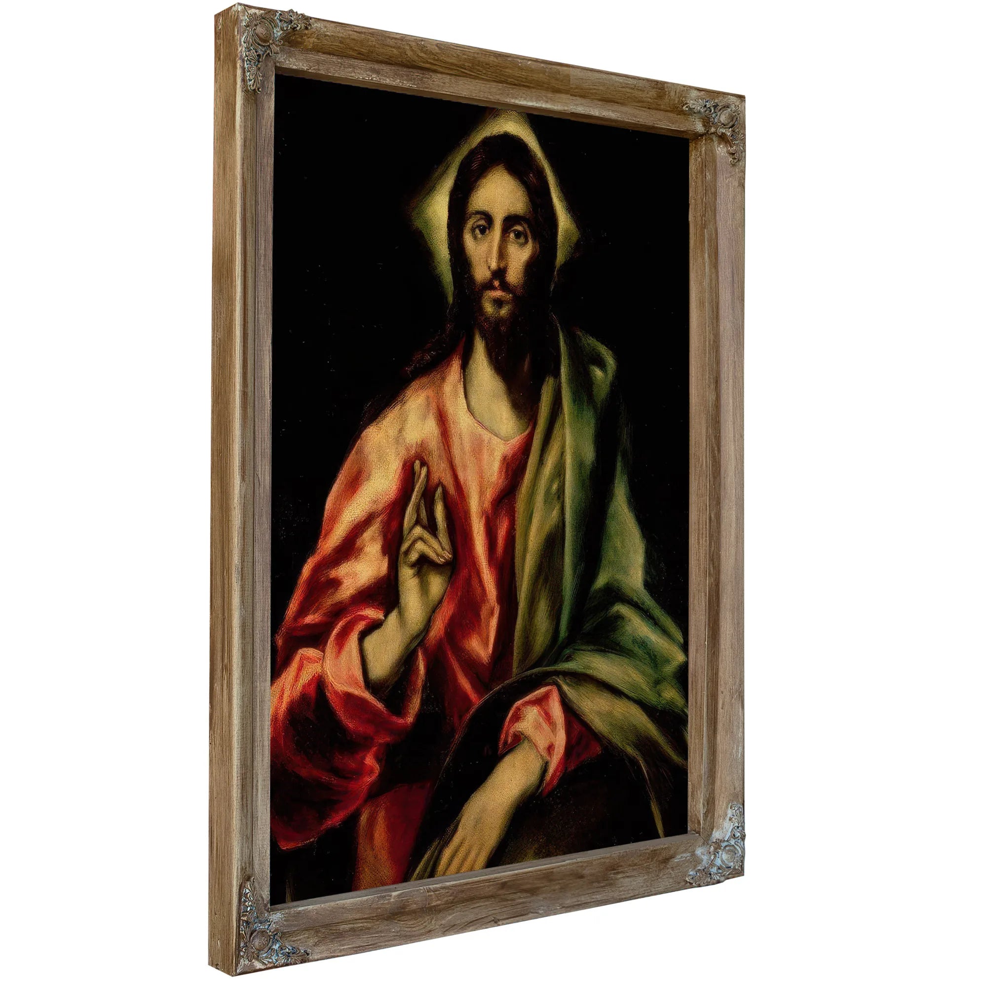 Christ Blessing By El Greco Fine Art Print