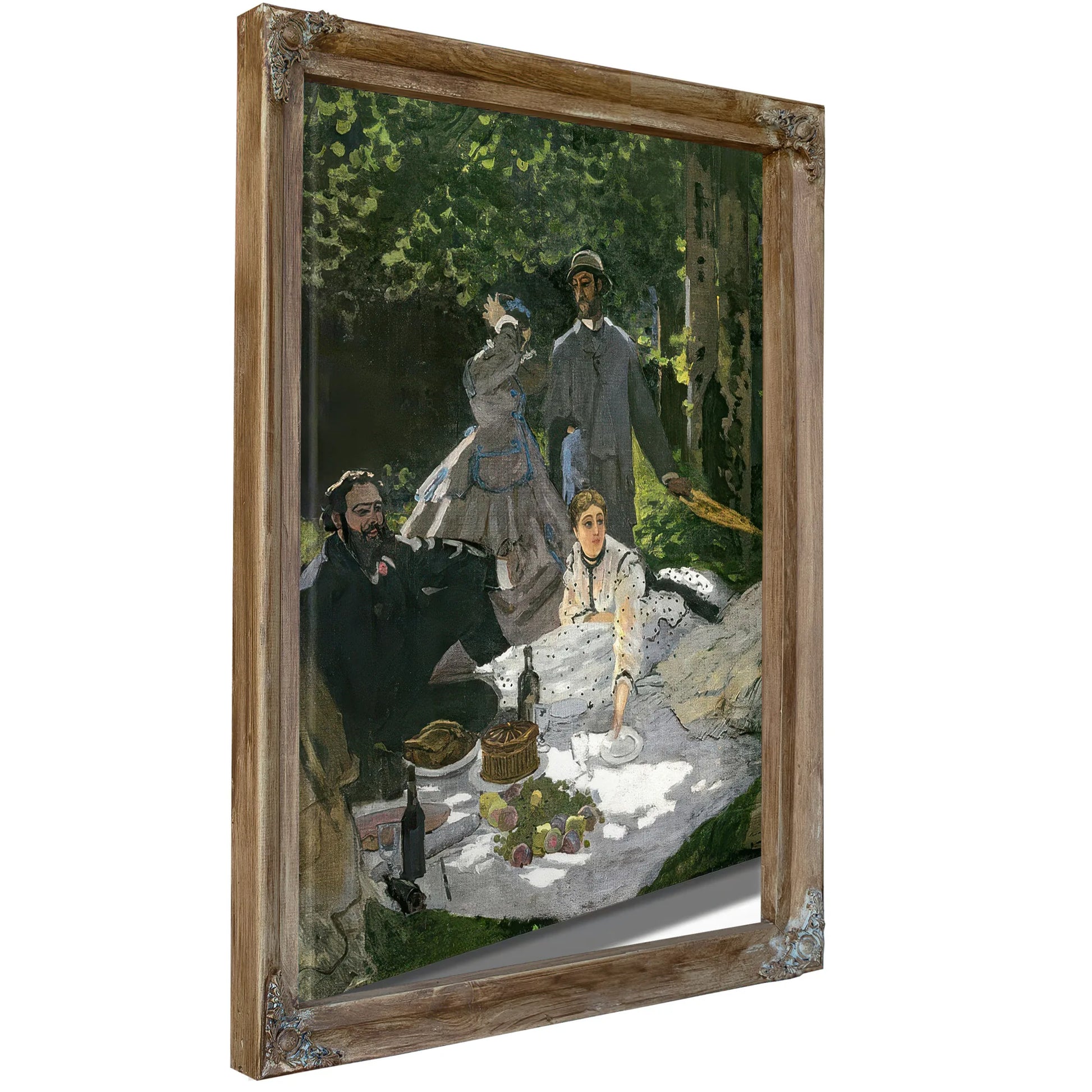 Dejeuner Sur L'herbe, Chailly (Central Panel) By Claude Monet Fine Art Print