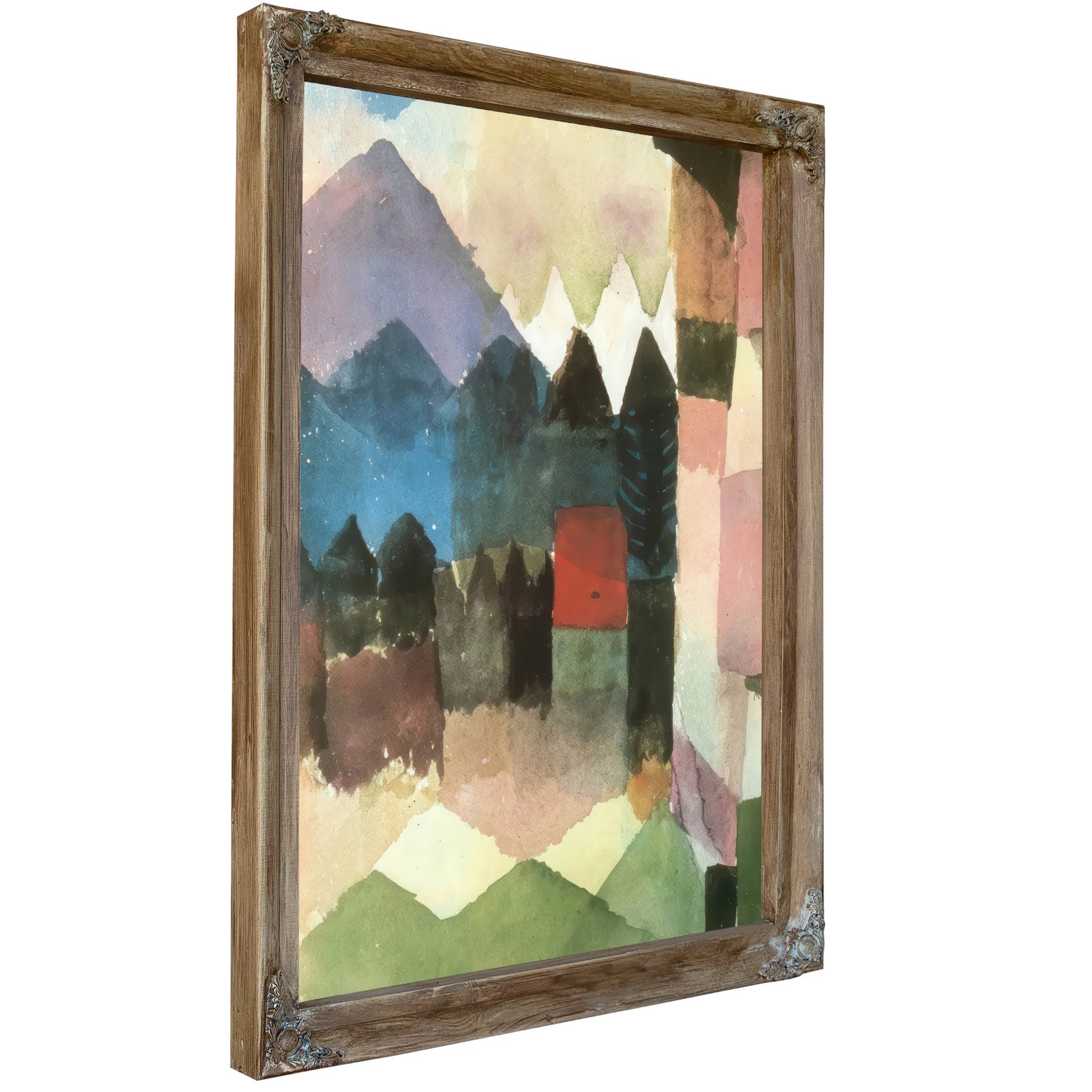 Fohn Wind In Franz Marc's Garden 1915 102 By Paul Klee Fine Art Print