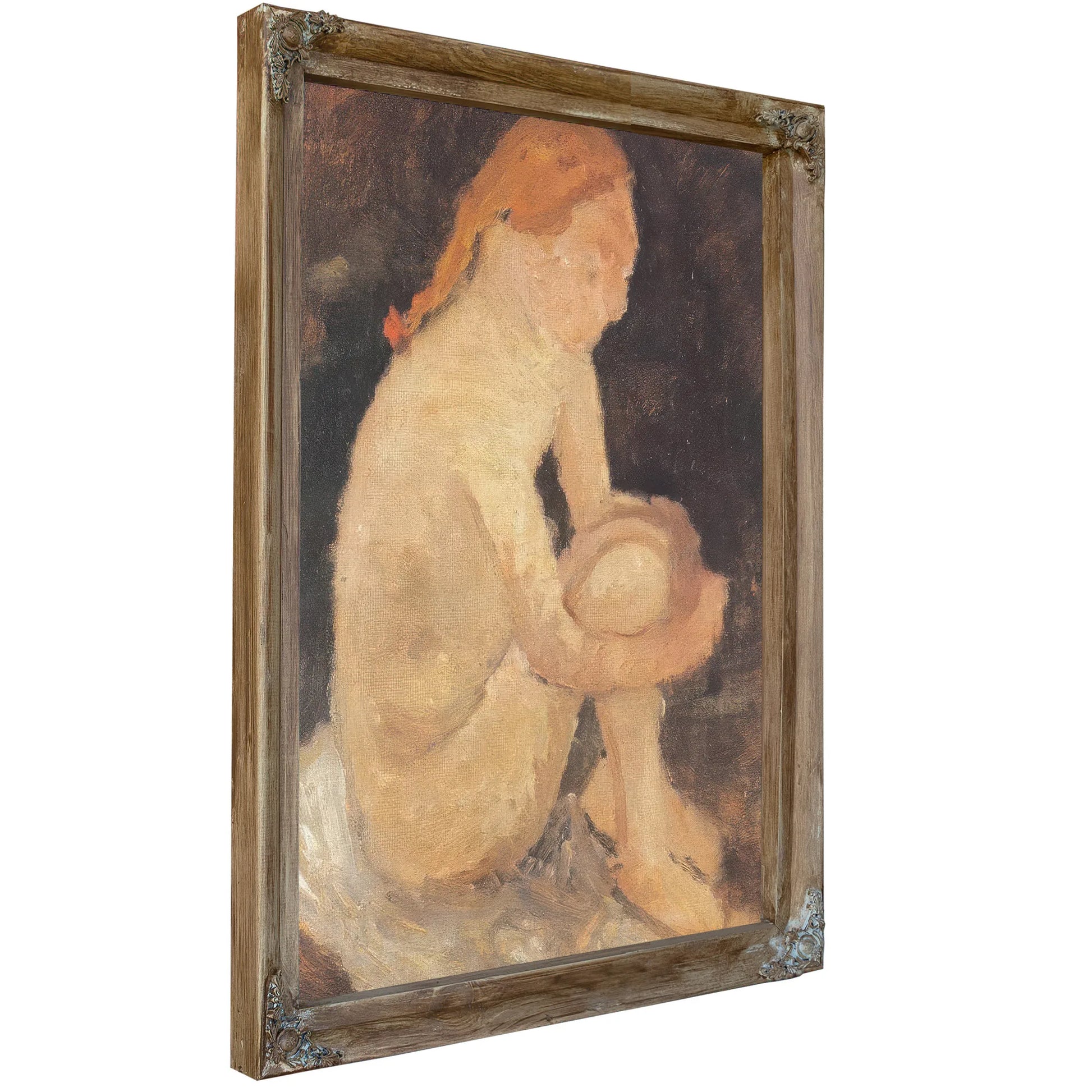 Seated Girl By Paula Modersohn Becker Fine Art Print