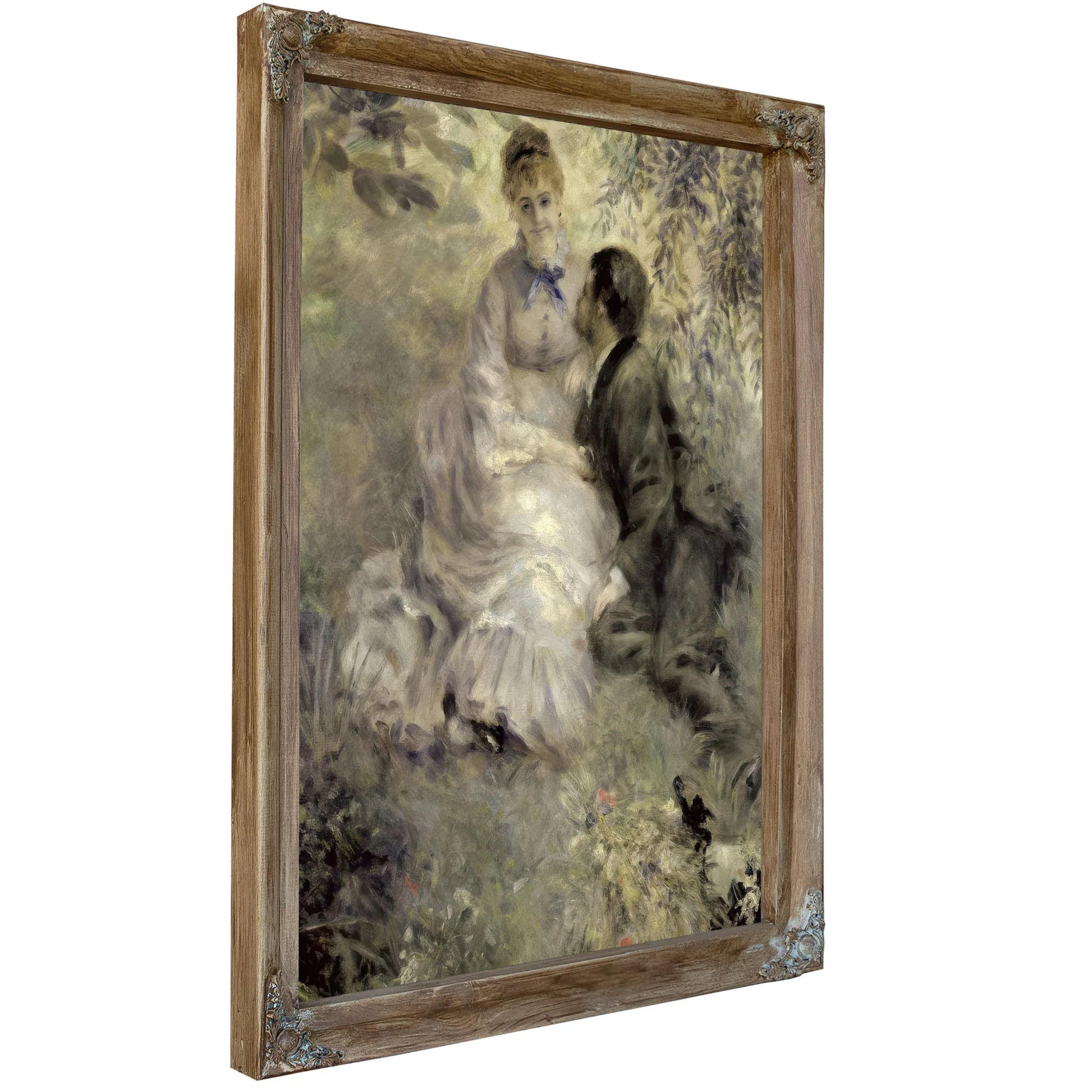The Lovers By Pierre Auguste Renoir Fine Art Print