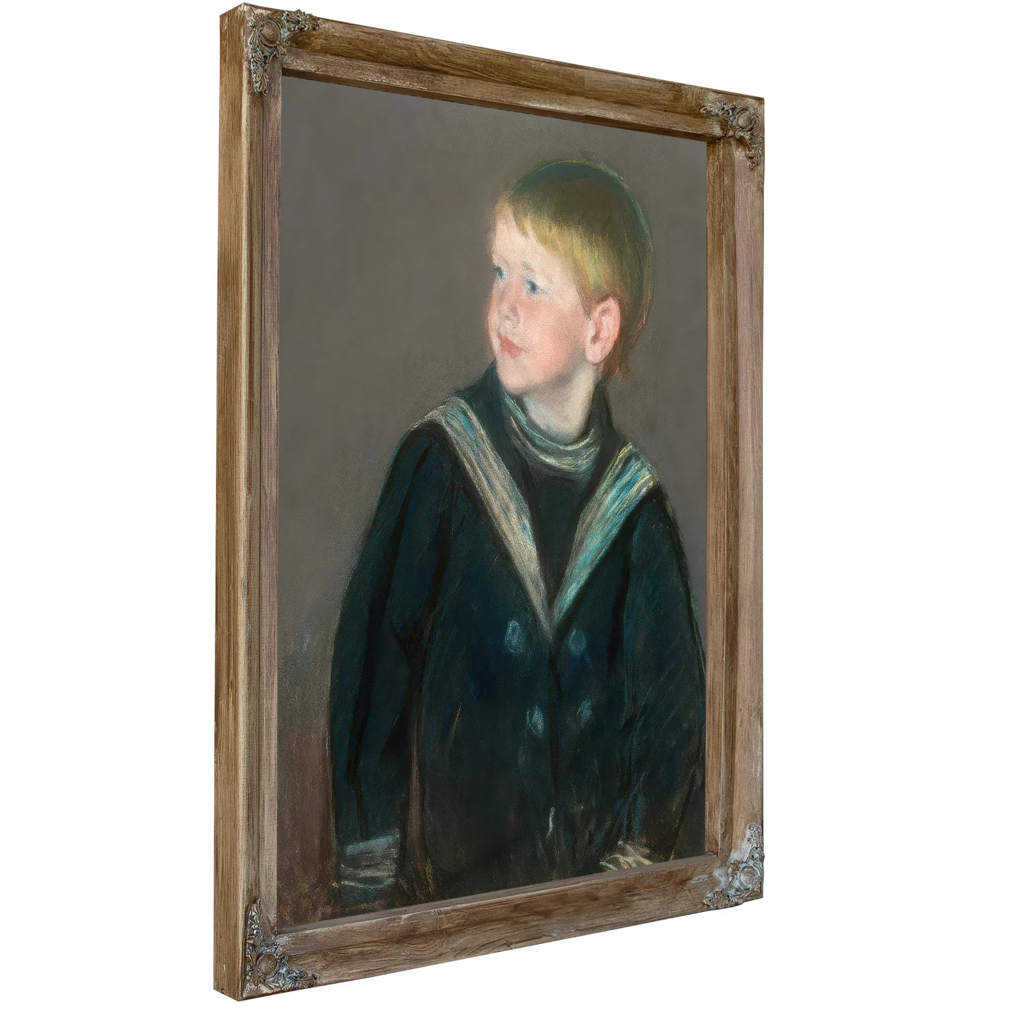 Sailor Boy Portrait Of Gardner Cassatt As A Child By Mary Cassatt Fine Art Print