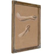 Study Of Arms For The Cadence Of Autumn Met 2 by Evelyn De Morgan