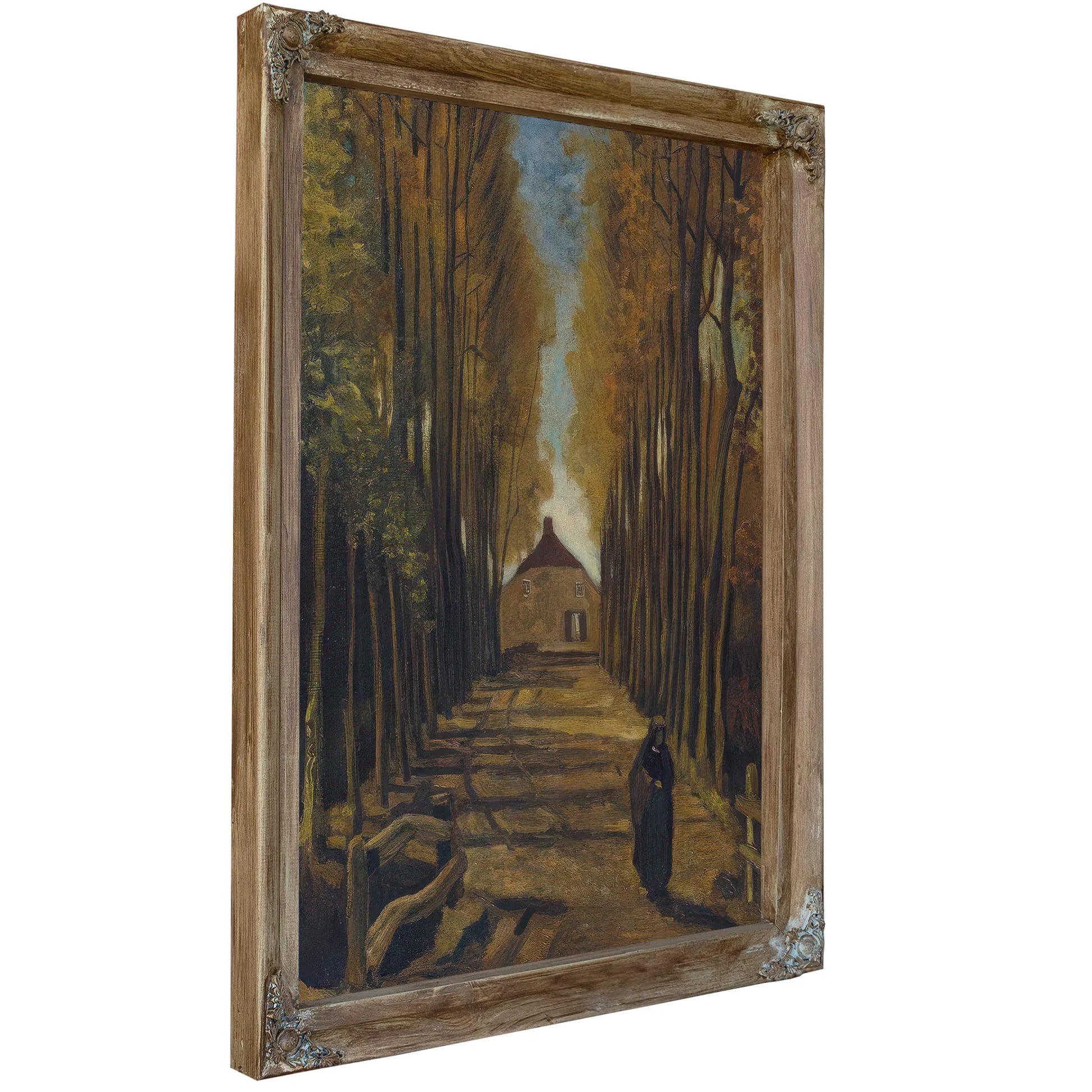 Avenue Of Poplars In Autumn By Vincent Van Gogh Fine Art Print