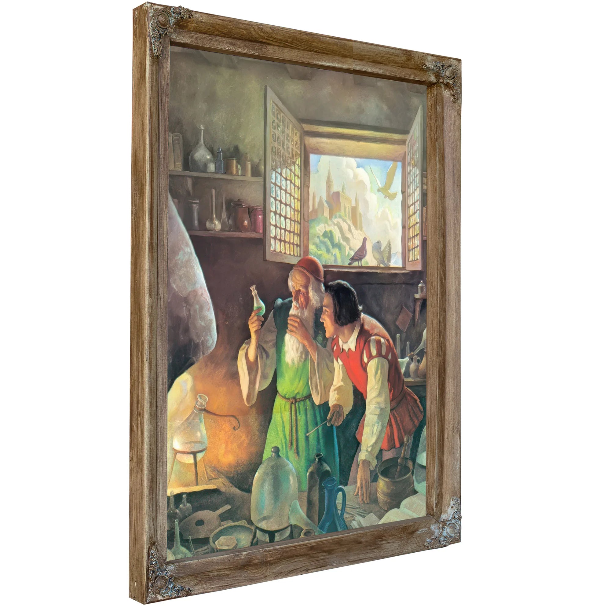 The Alchemist2 By NC Wyeth Fine Art Print