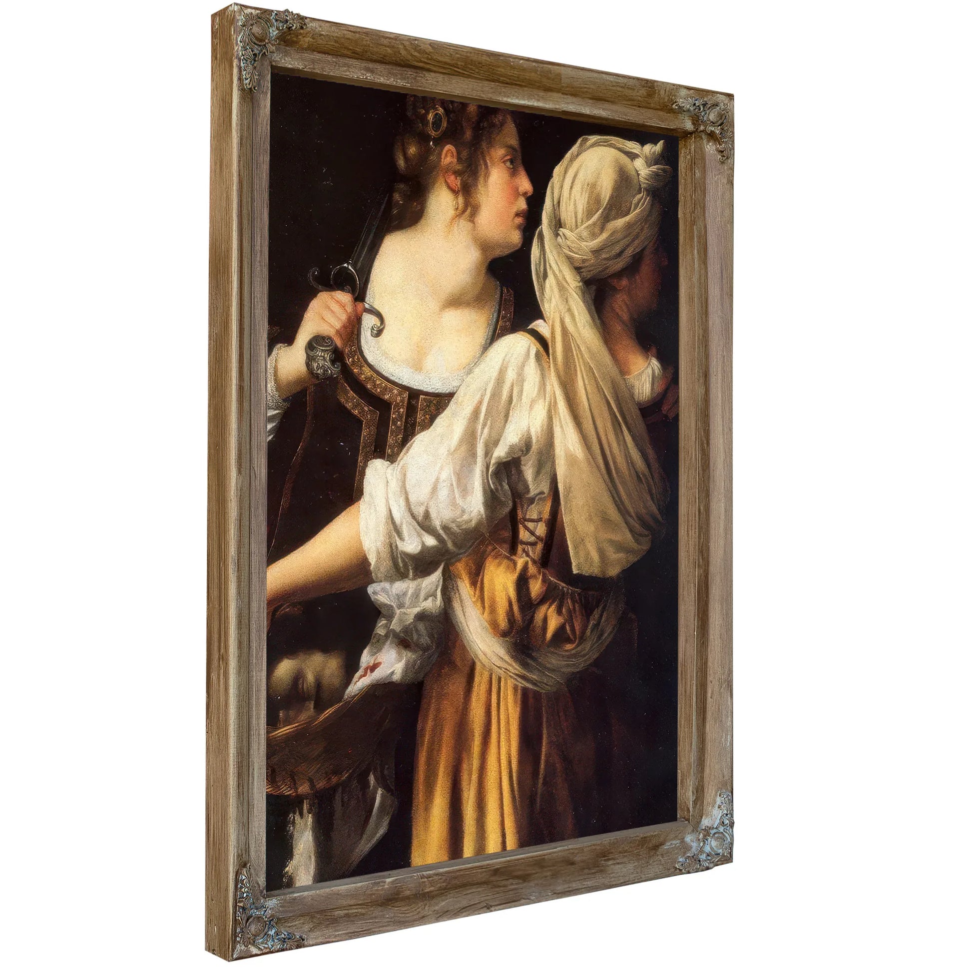 Judith And Her Maidservant 1619 By Artemisia Gentileschi Fine Art Print