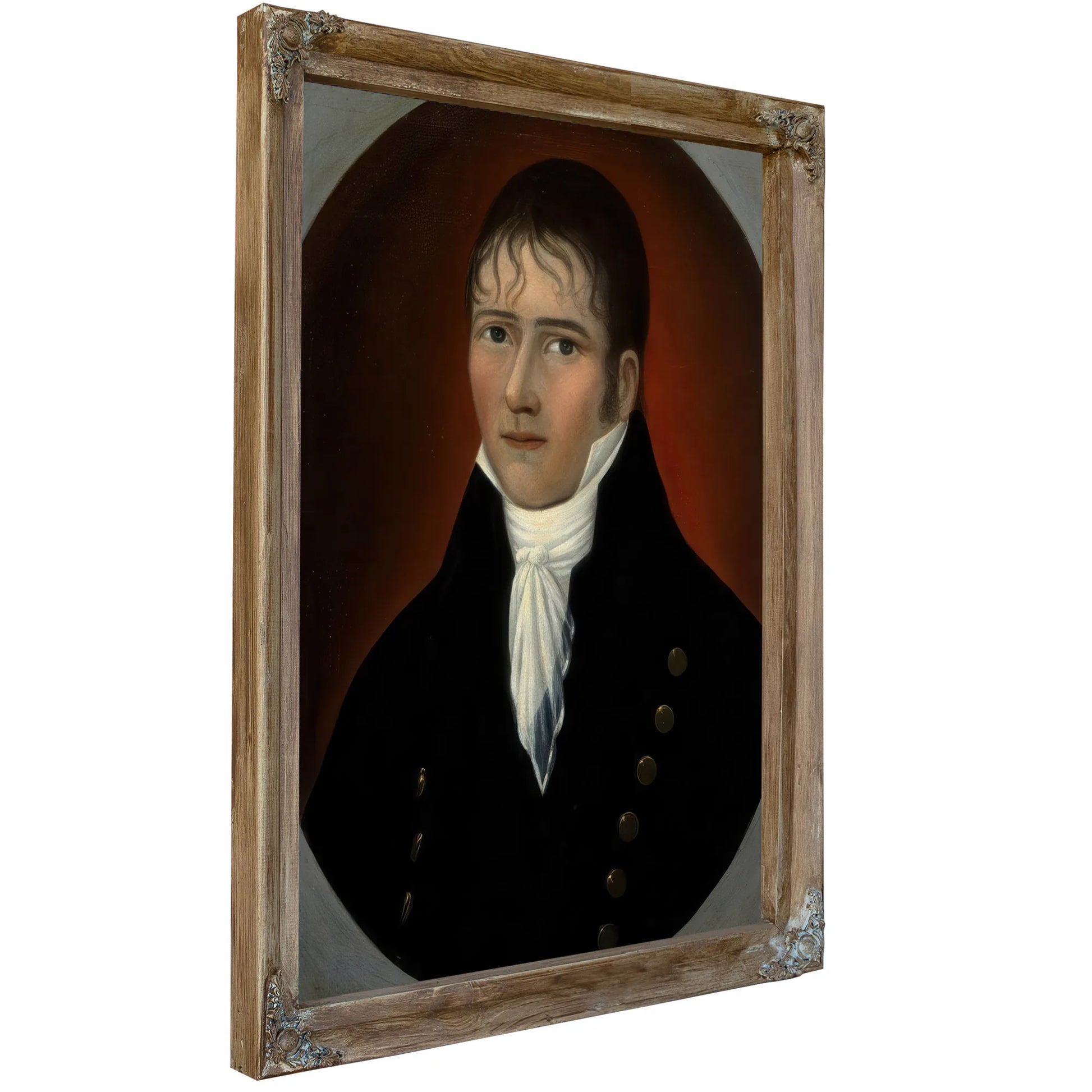Sea Captain John Murphy 1810 By Joshua Johnson Fine Art Print