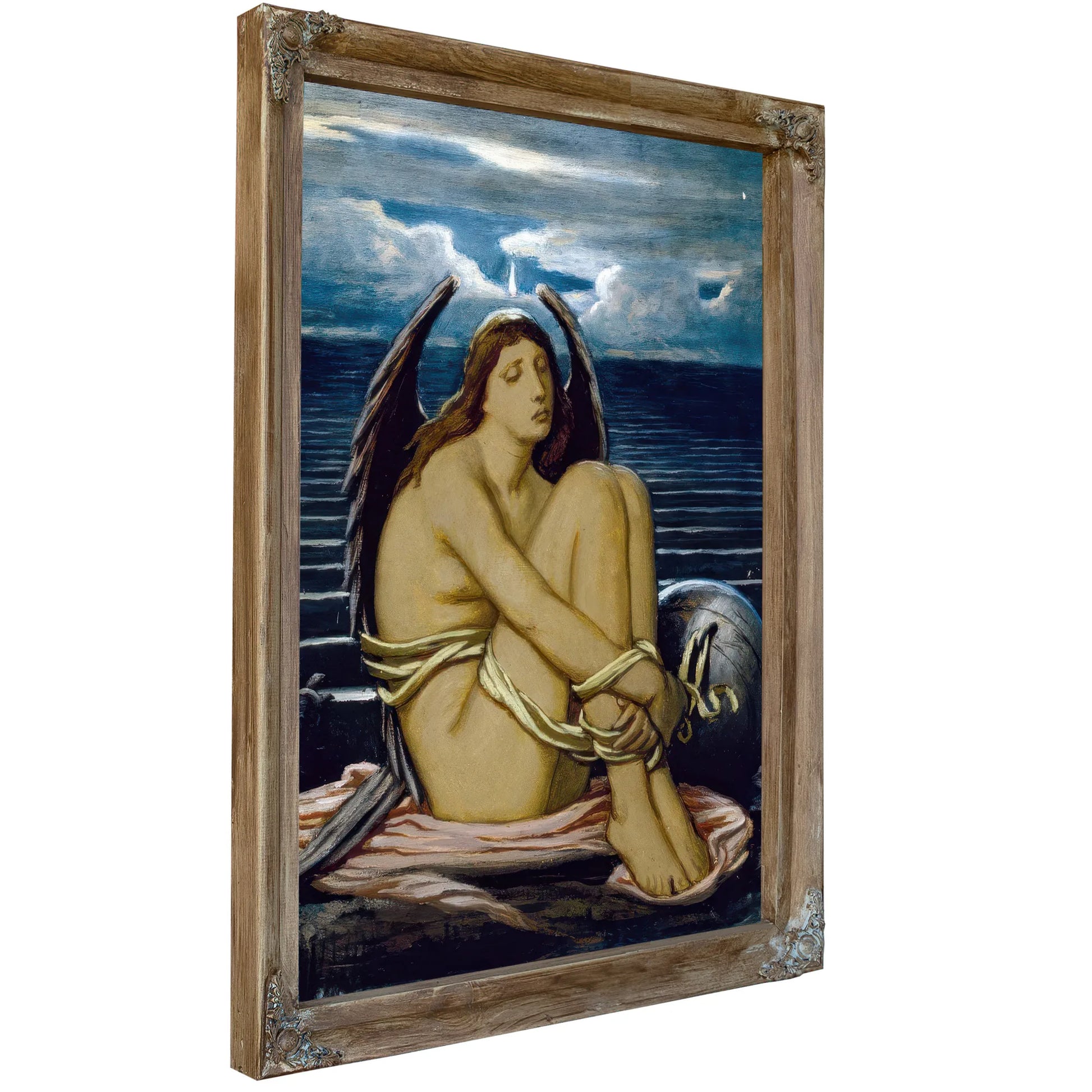 Soul In Bondage By Elihu Vedder Fine Art Print