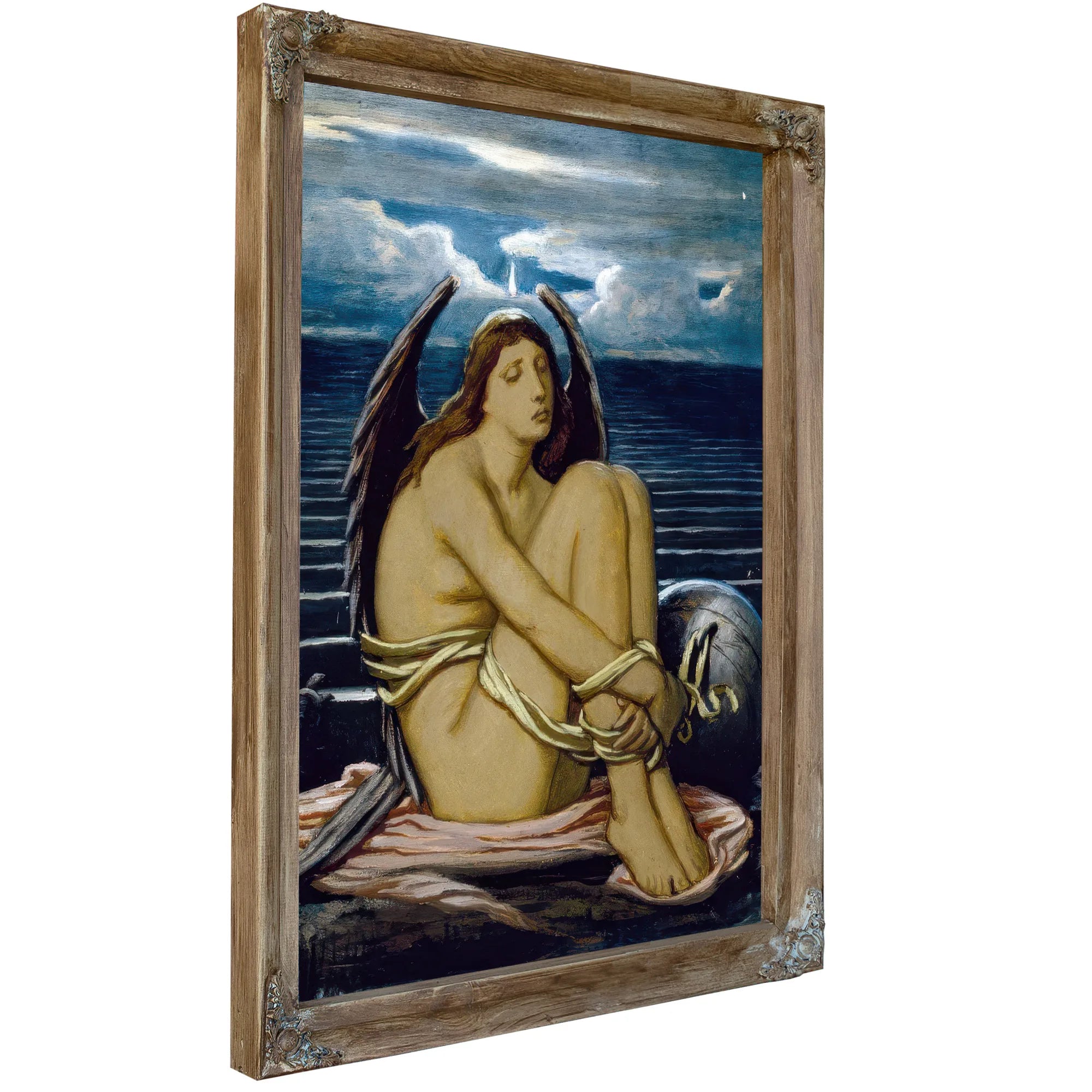 Soul In Bondage By Elihu Vedder Fine Art Print