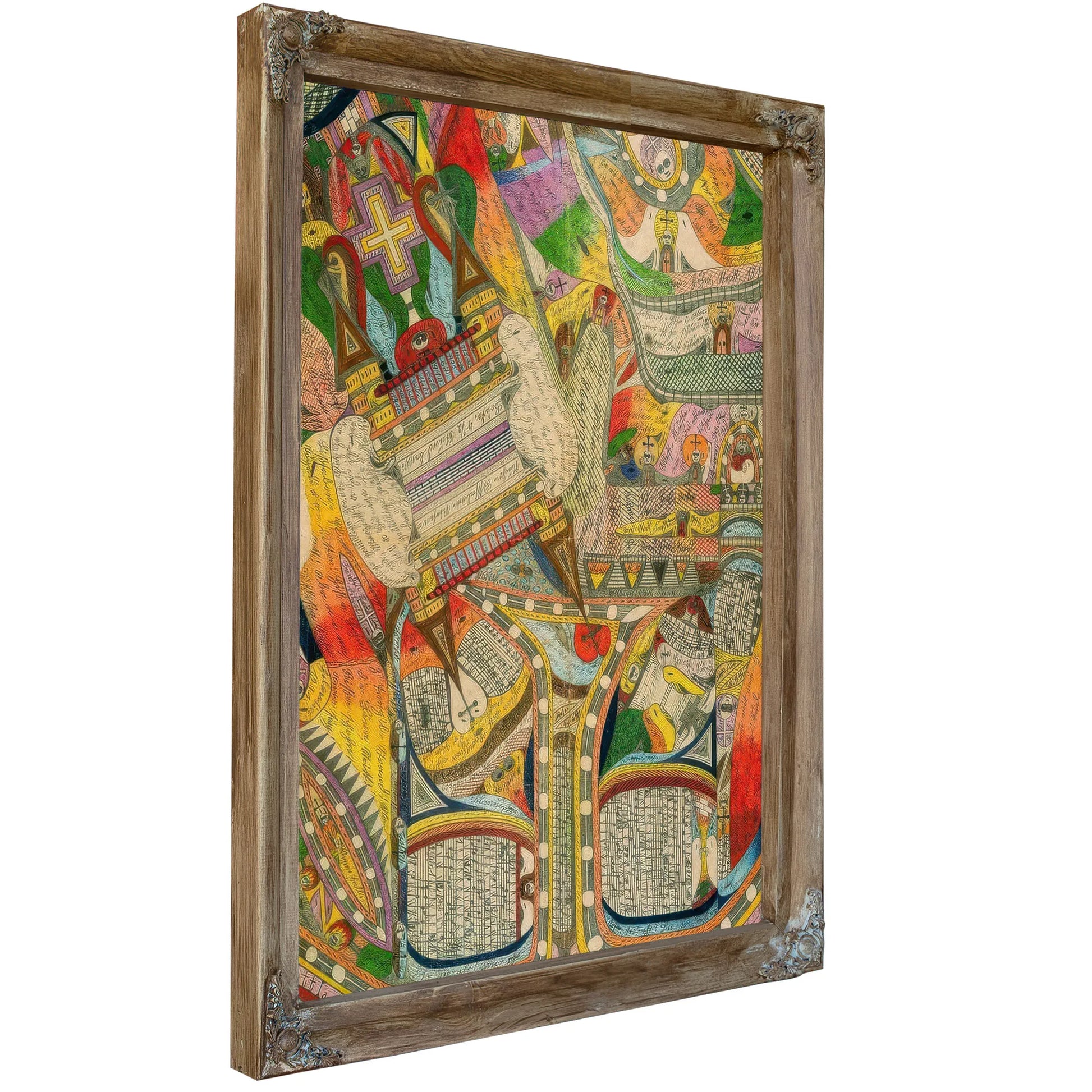The Atlantic Ocean And The Harbor Of Cradle Beach 1911 By Adolf Wolfli Fine Art Print