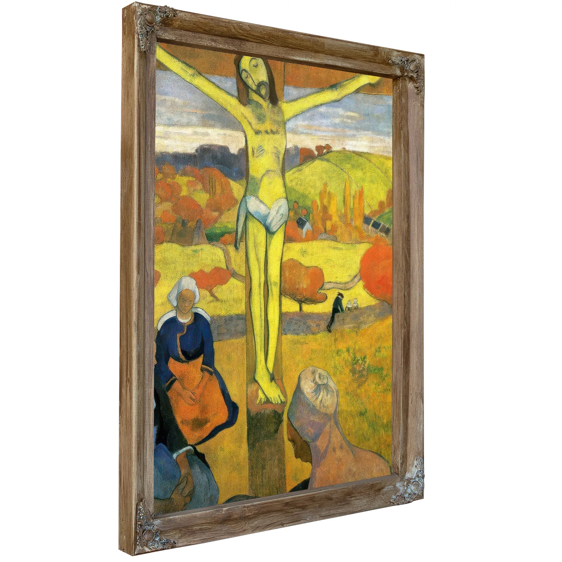 The Yellow Christ 1889 Oil On Canvas 91X73Cm Albright Knox Gallery By Paul Gauguin Fine Art Print
