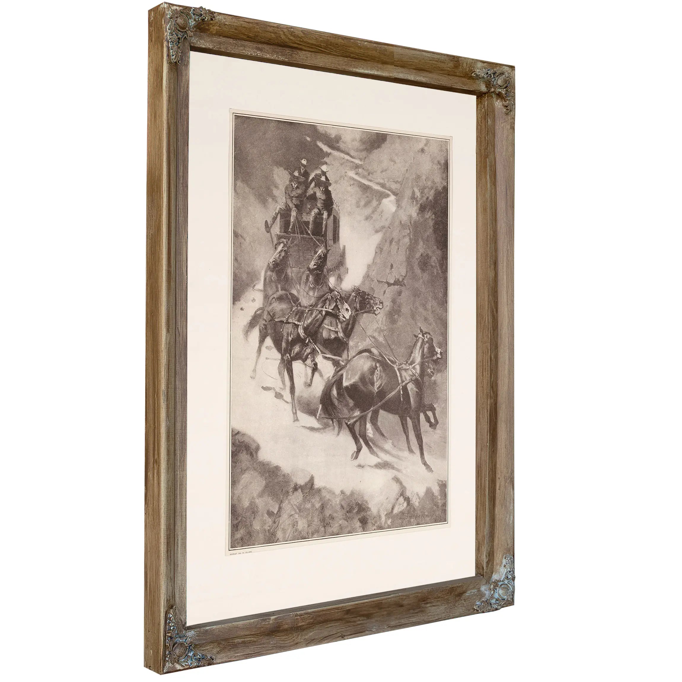 Amateur Rocky Mountain Stage Driving by Frederic Remington