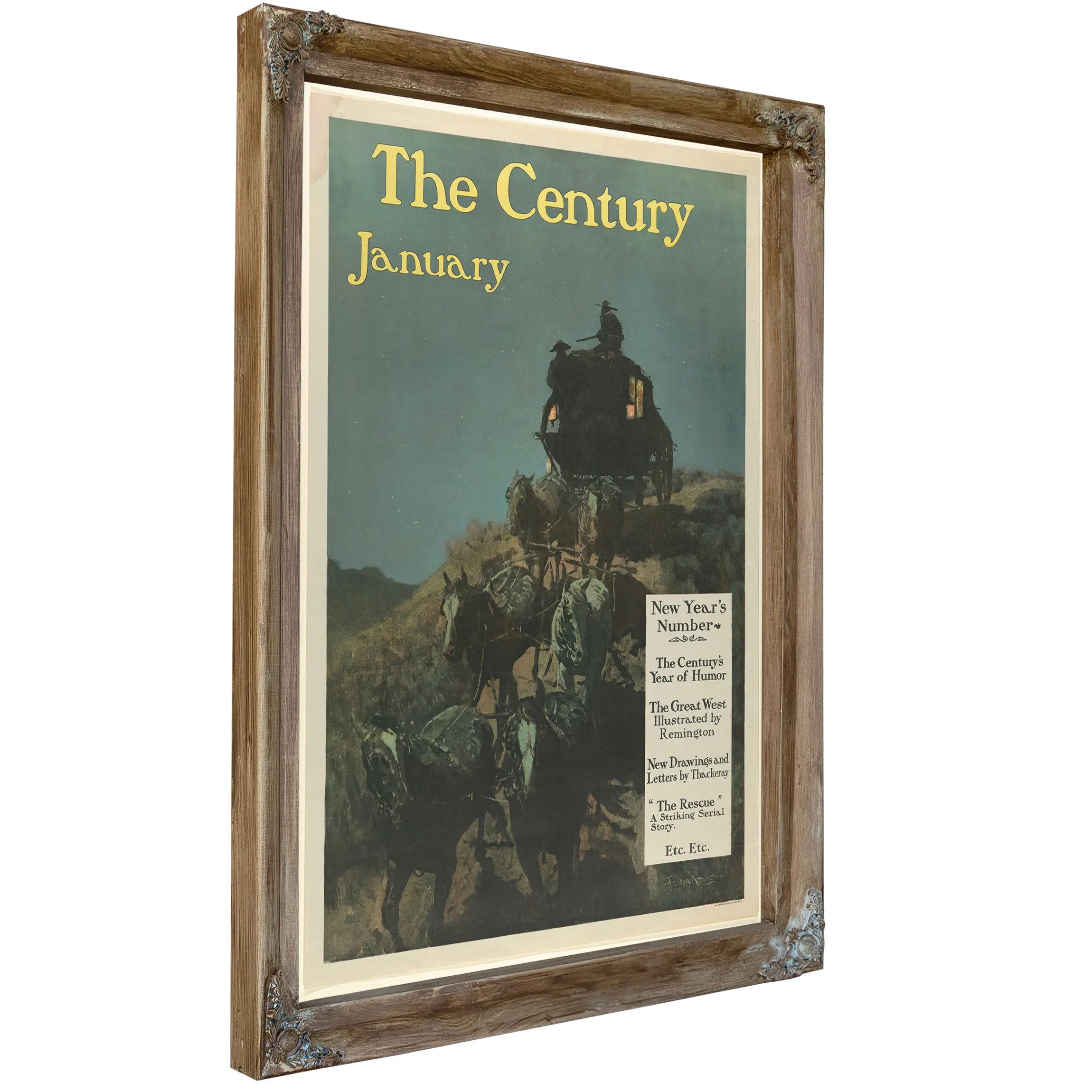 The Century New Year S Number January by Frederic Remington
