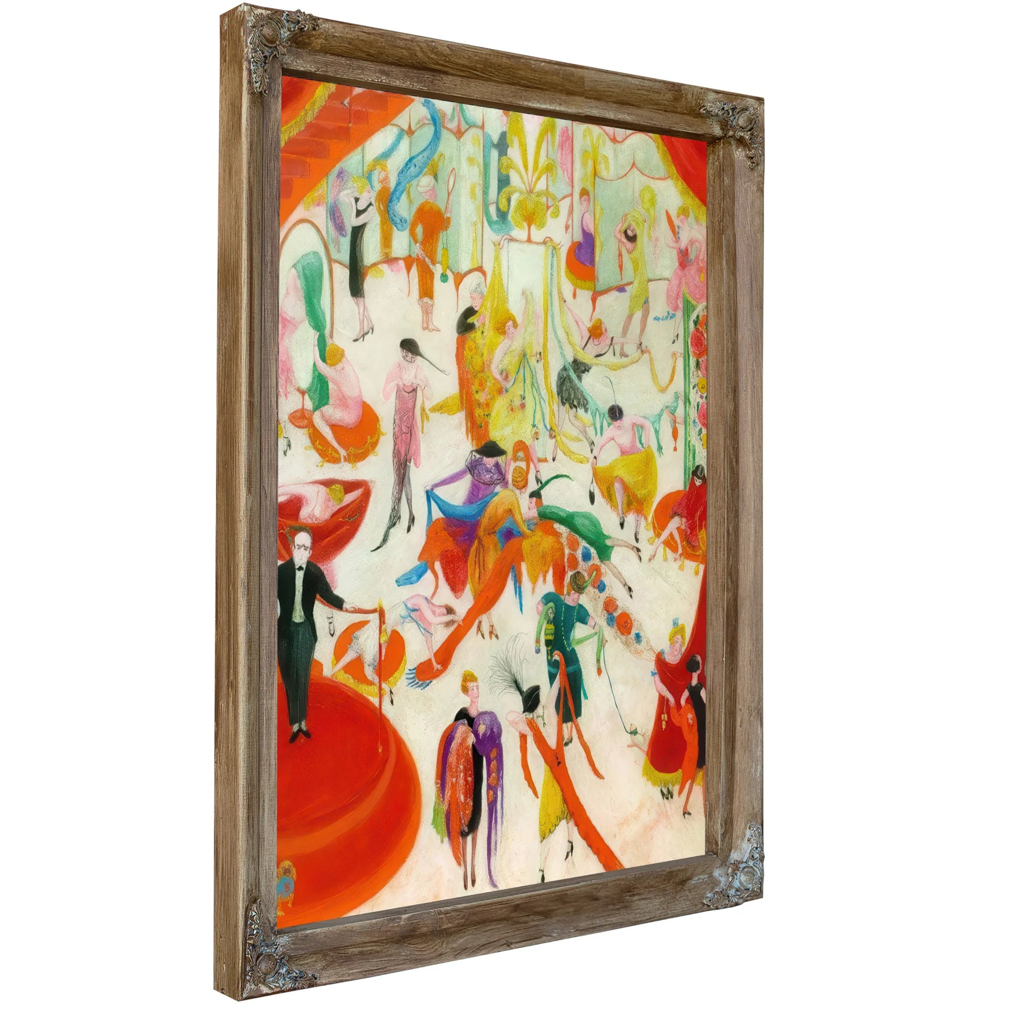 Spring Sale At Bendels By Florine Stettheimer Fine Art Print