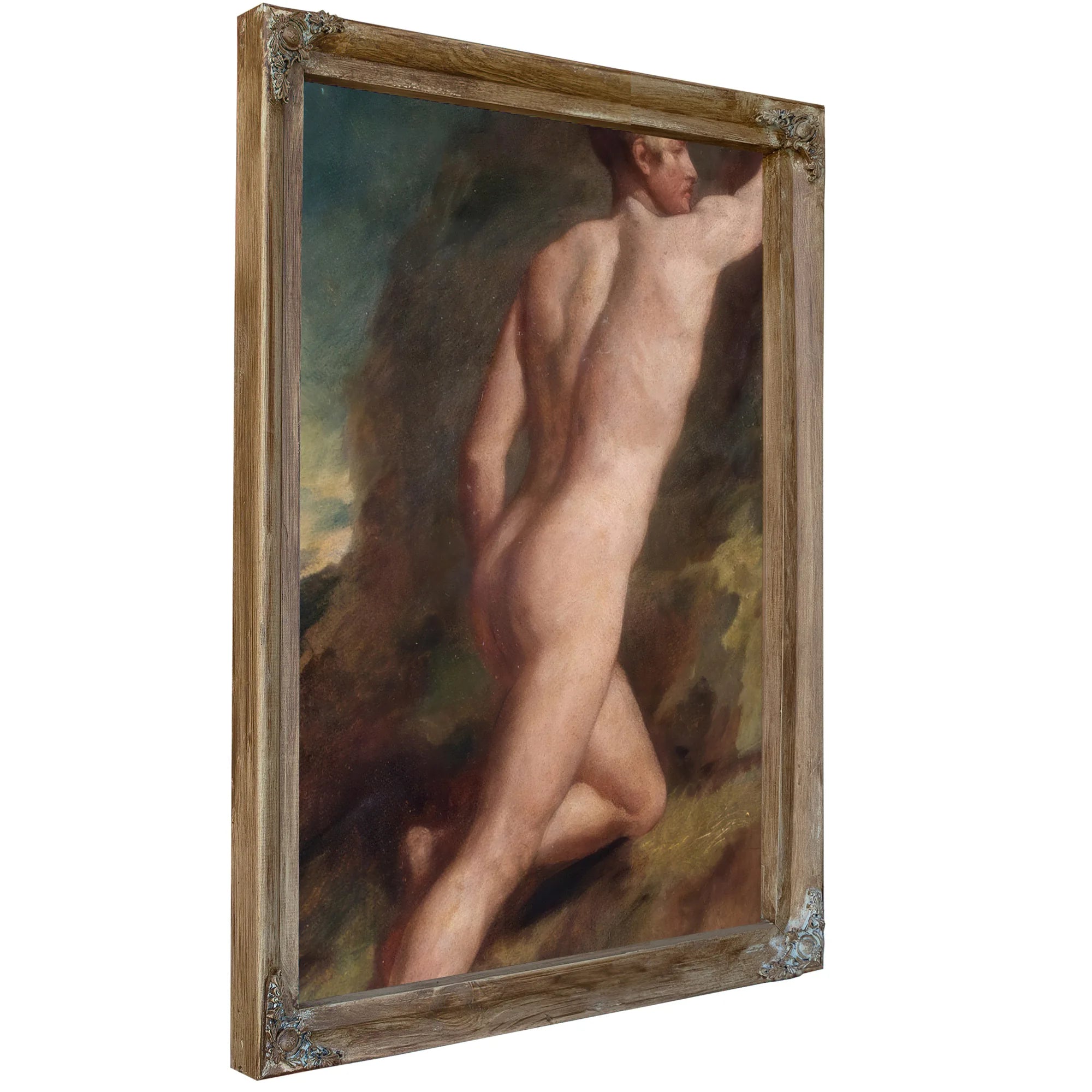 Male Nude Study By William Etty Fine Art Print