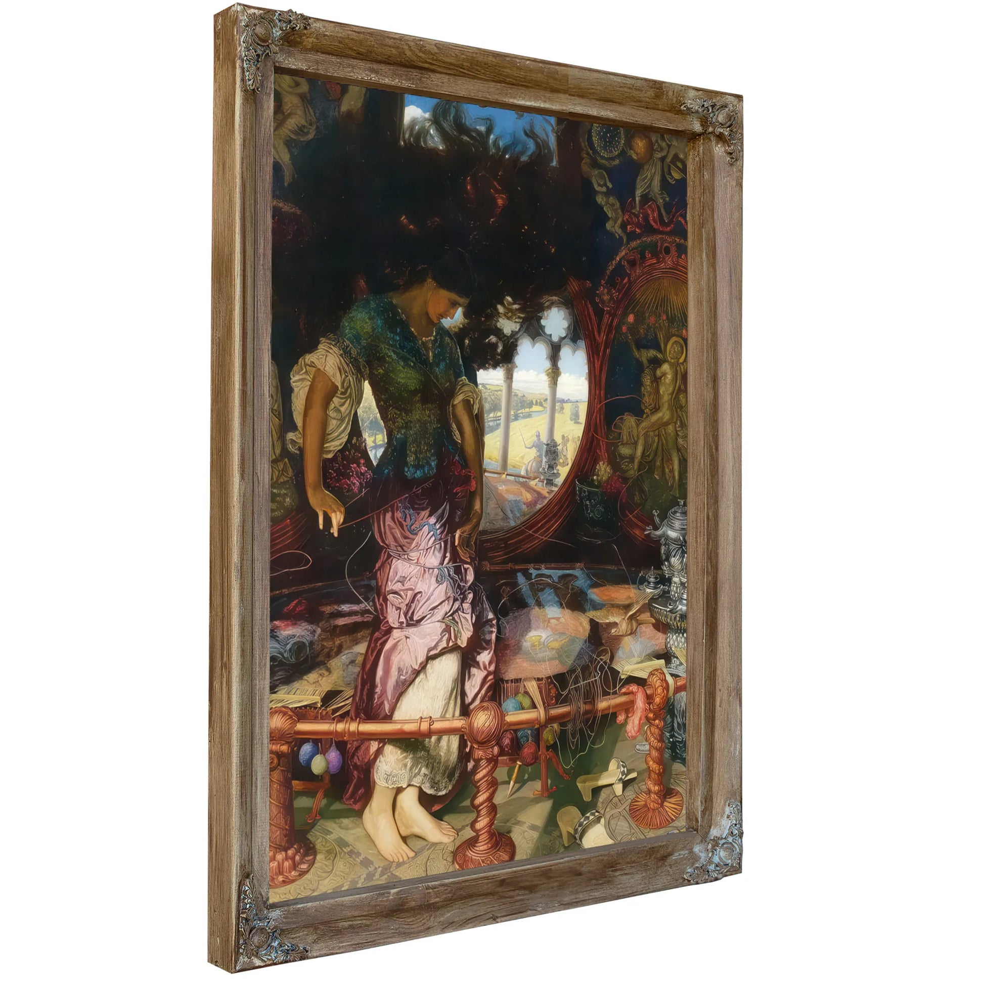 The Lady Of Shalott By William Holman Hunt Fine Art Print