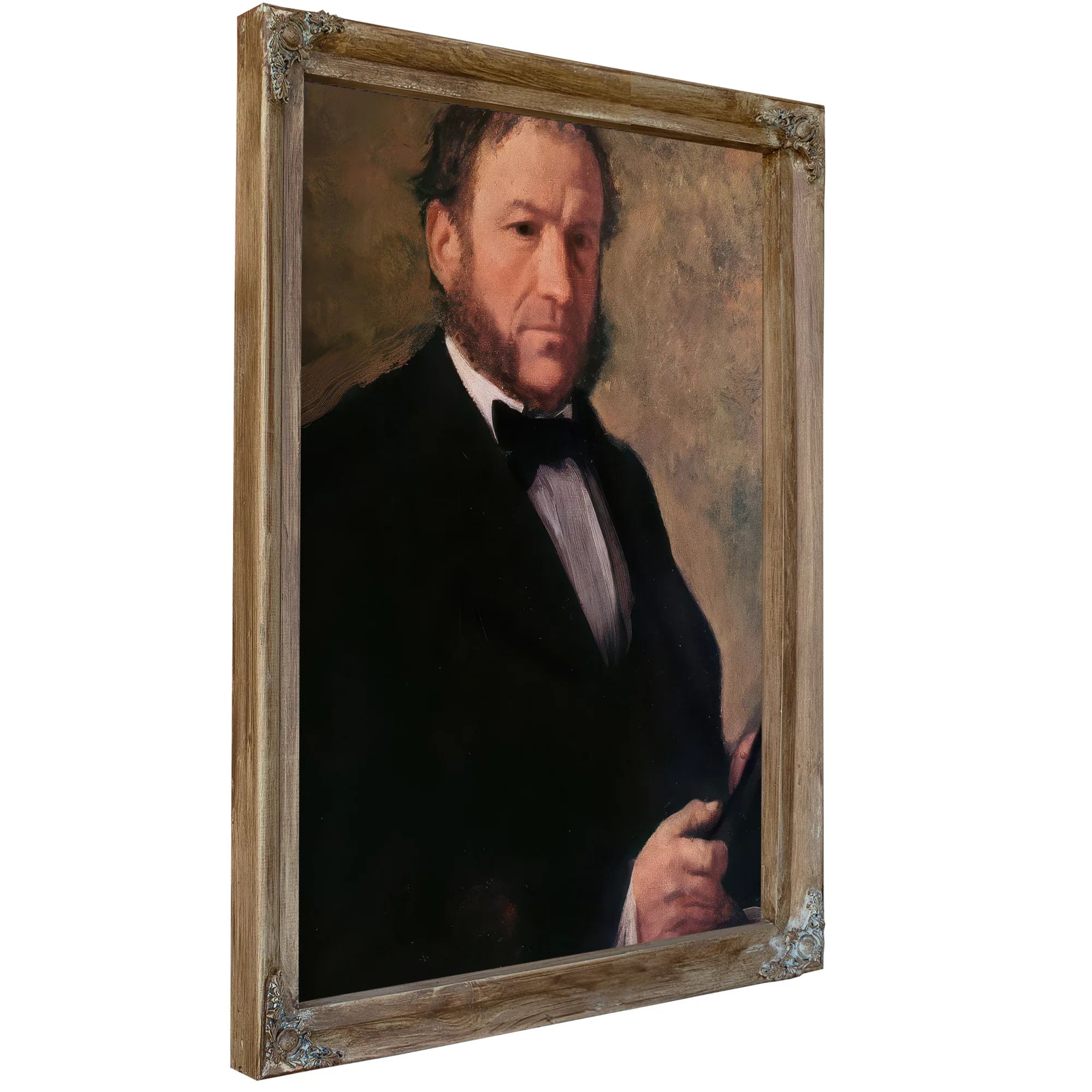 Portrait Of Monsieur Ruelle By Edgar Degas Fine Art Print