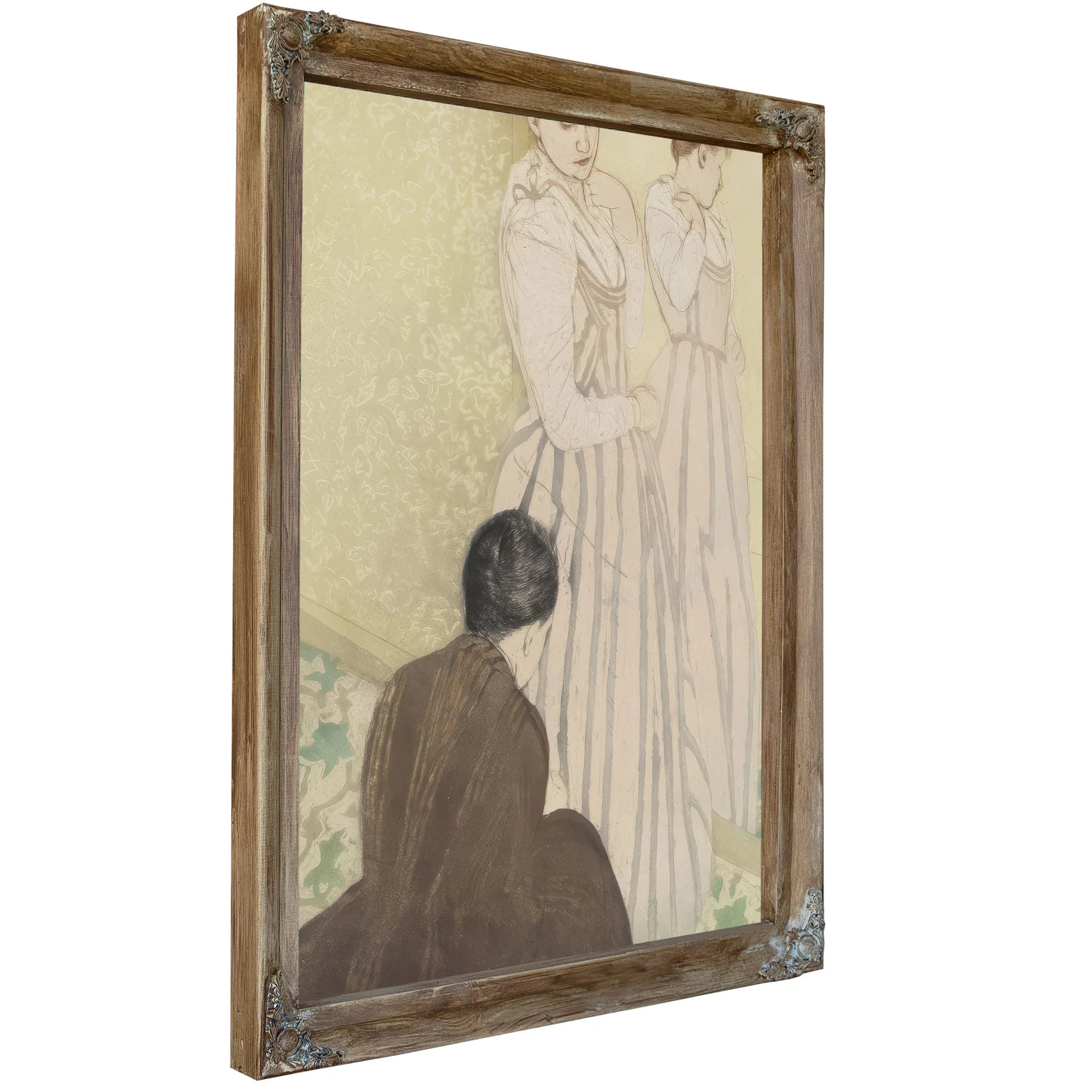 The Fitting By Mary Cassatt Fine Art Print