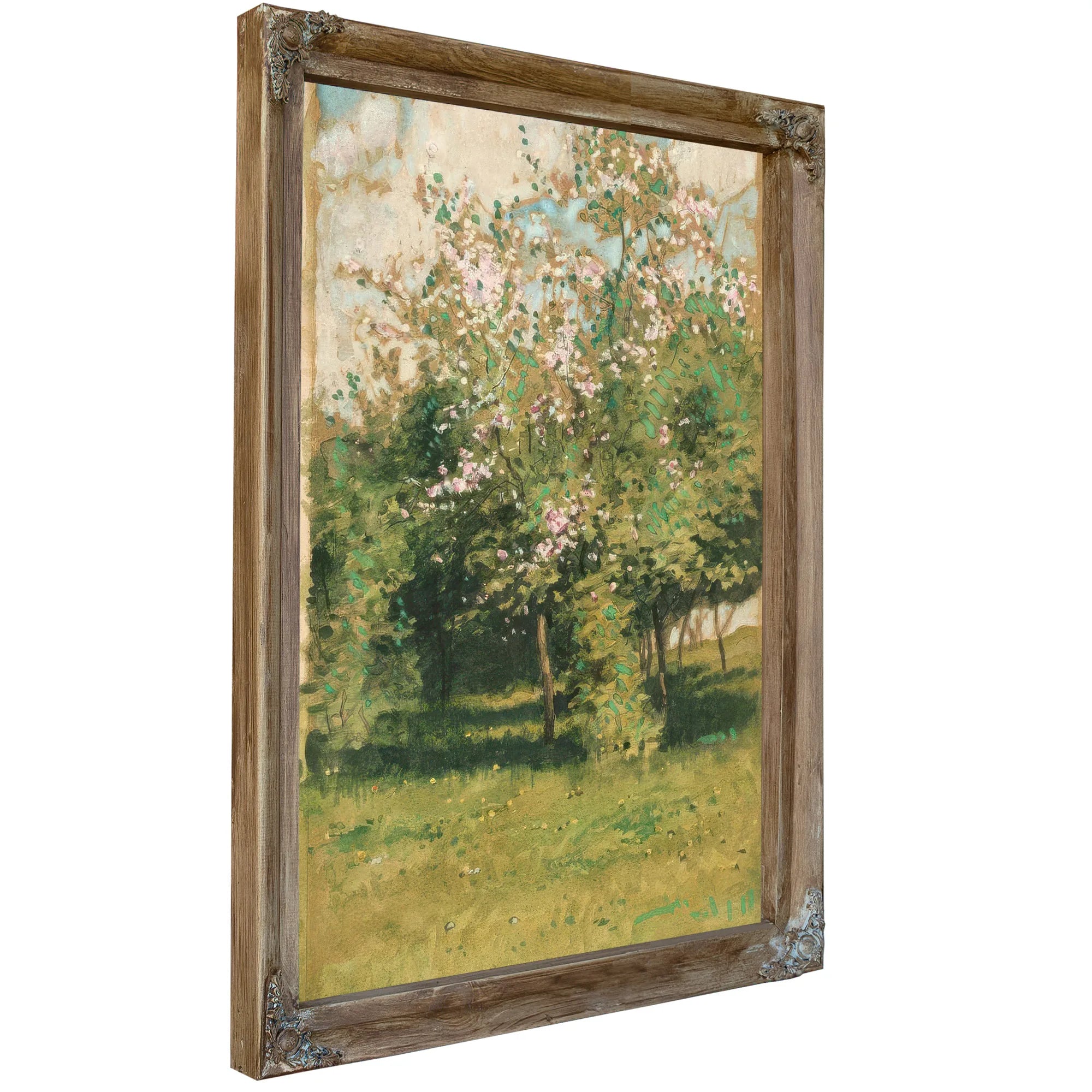 Blossoming Trees By Childe Hassam Fine Art Print