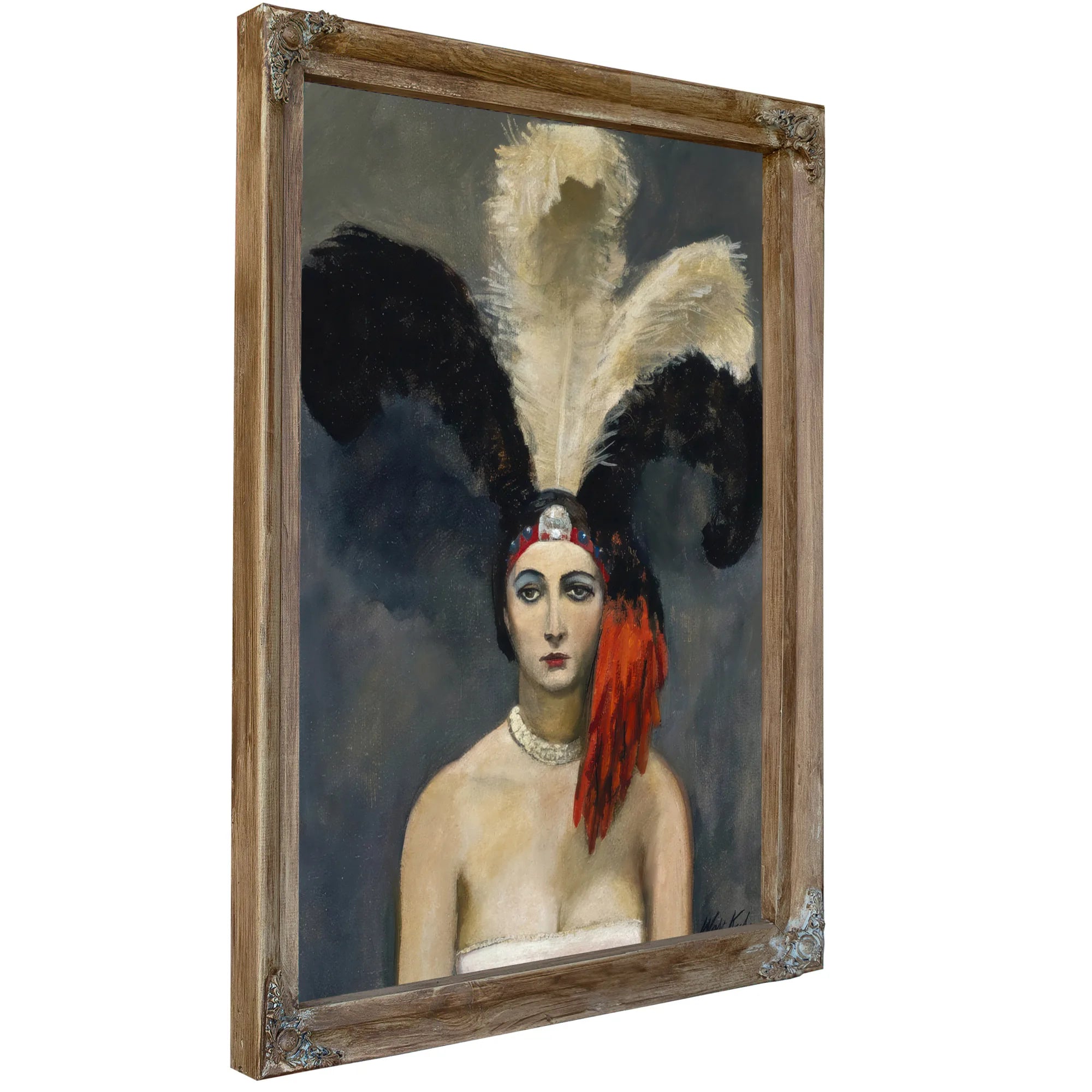 Plumes By Walt Kuhn Fine Art Print
