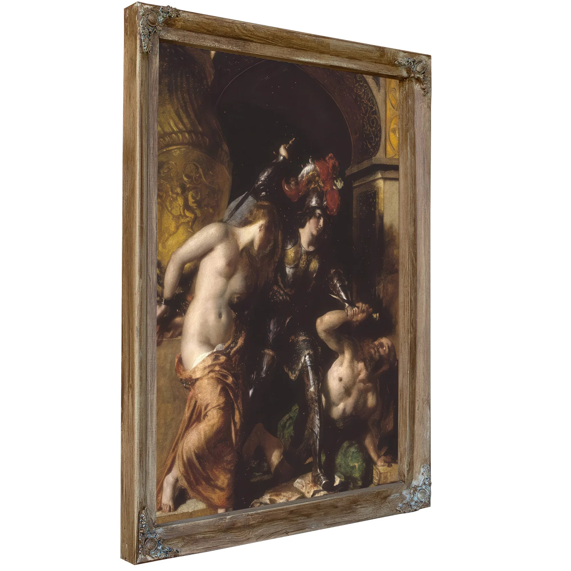 Britomart Redeems Faire Amoret By William Etty Fine Art Print