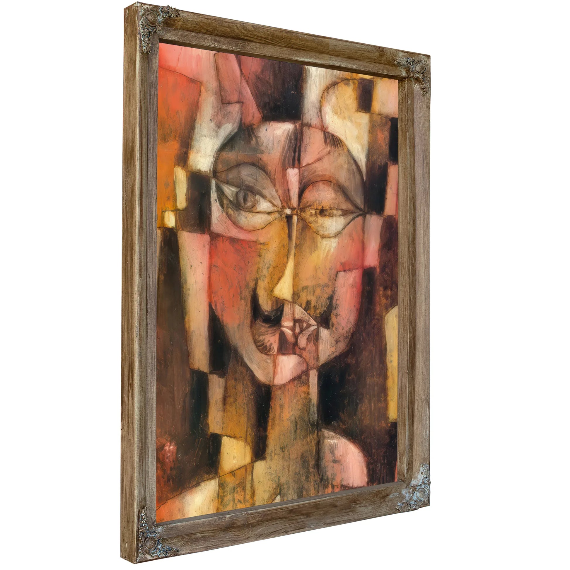 Head With German Moustache 1902 22 By Paul Klee Fine Art Print