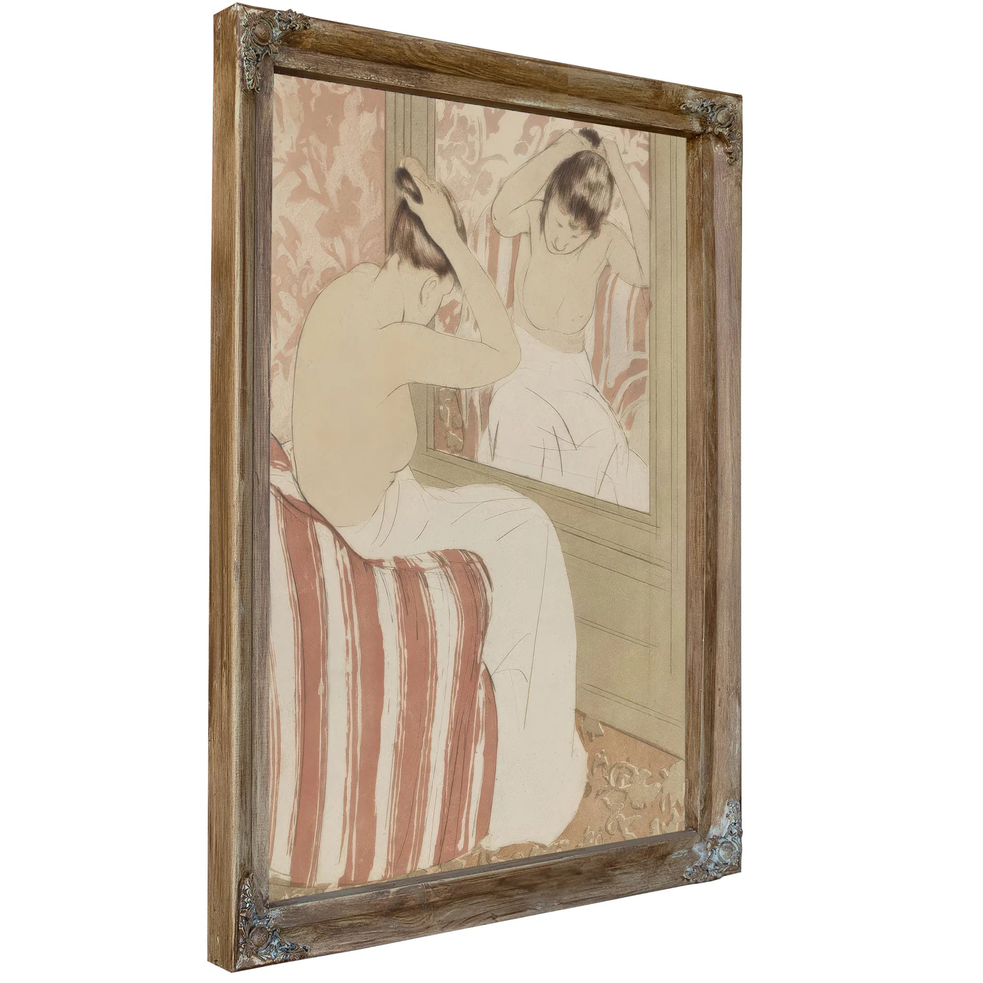 The Coiffure By Mary Cassatt Fine Art Print