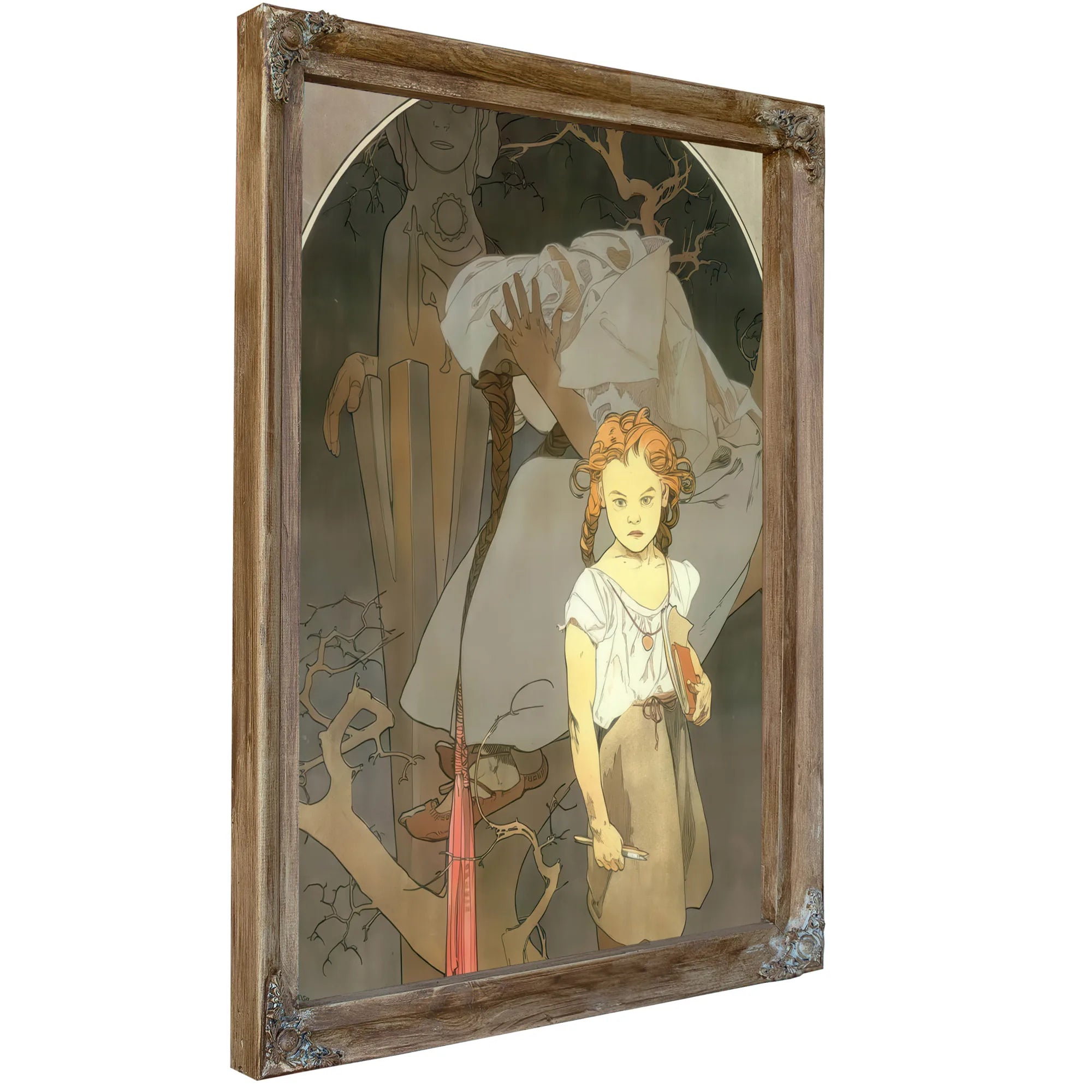Lottery Of The Union Of Southwestern Moravia By Alphonse Mucha Fine Art Print