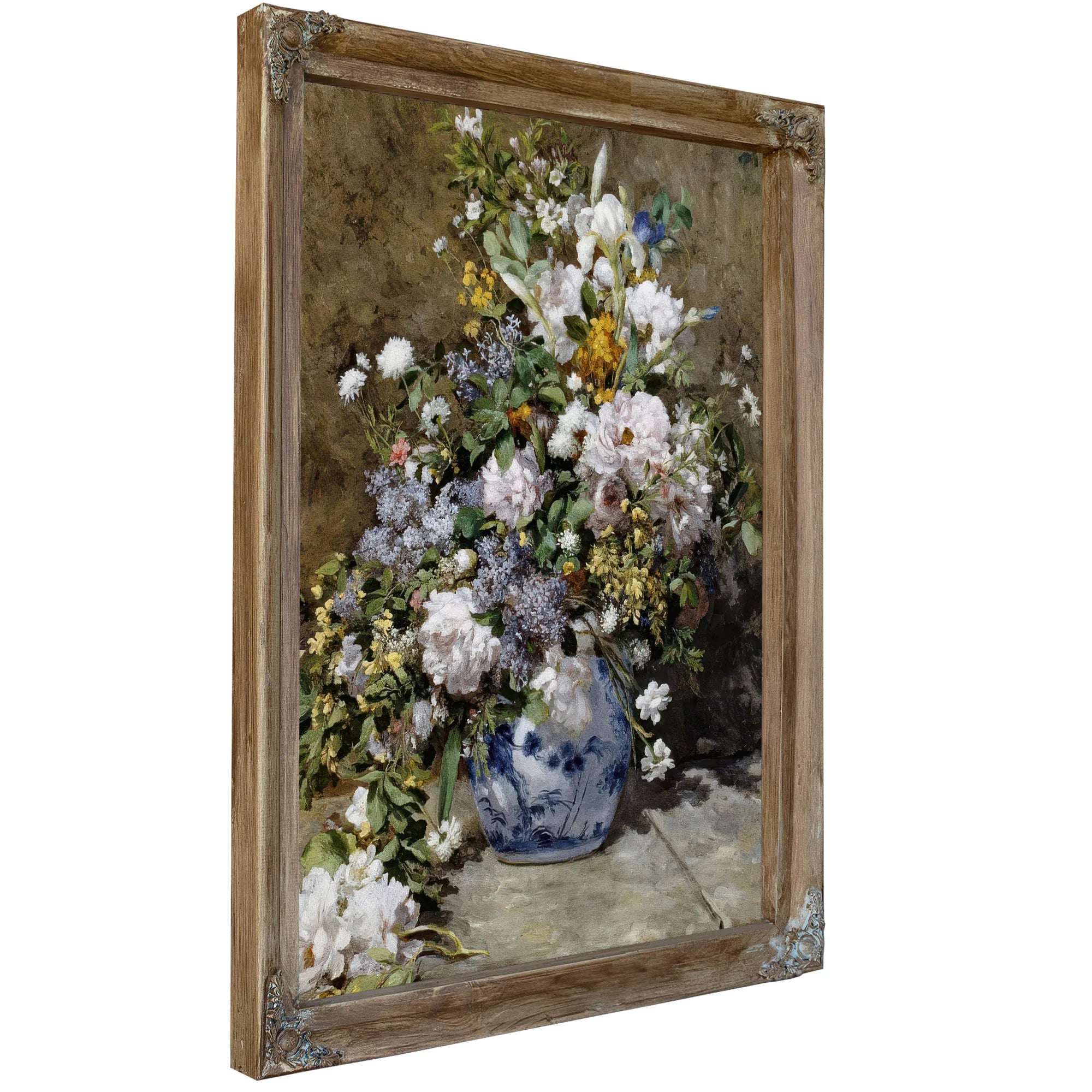 Spring Bouquet By Pierre Auguste Renoir Fine Art Print