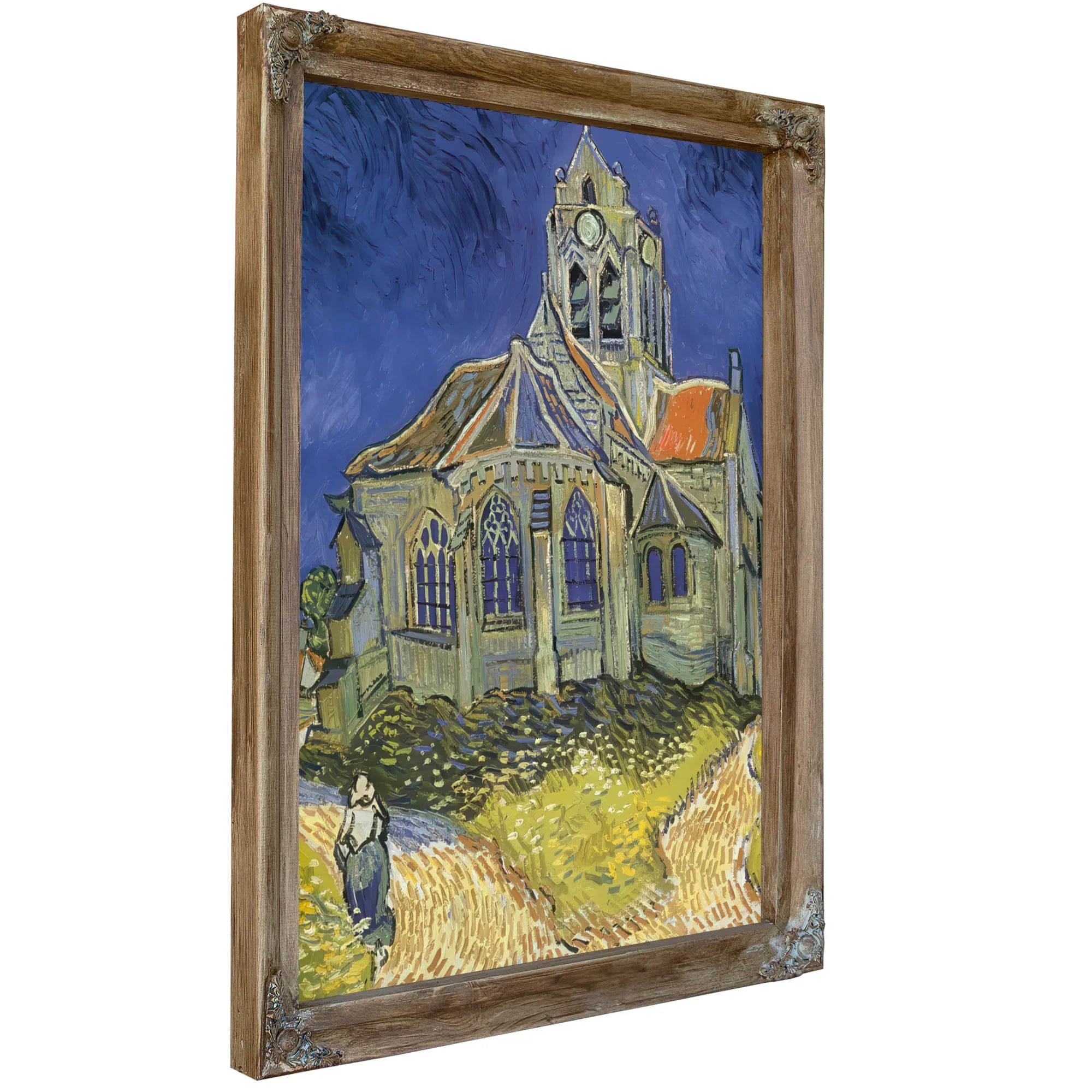The Church At Auvers By Vincent Van Gogh Fine Art Print