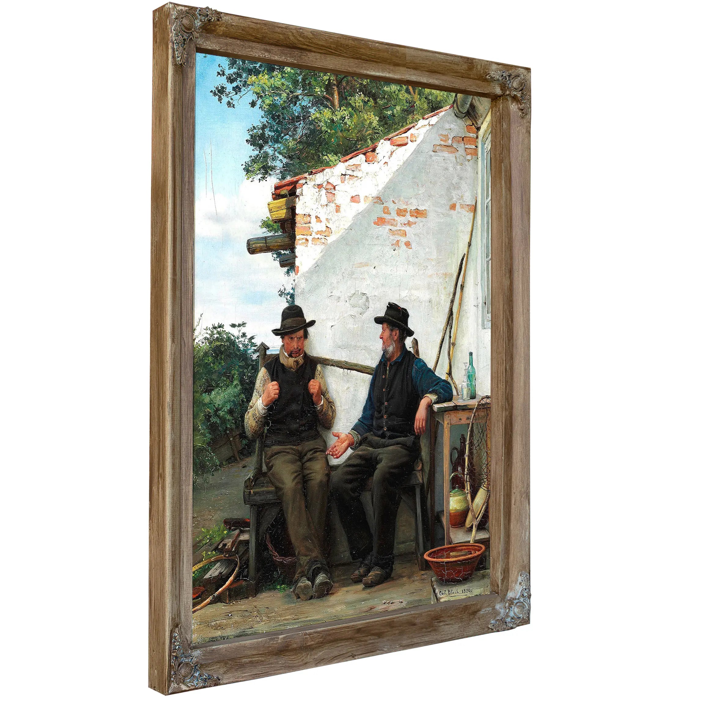 En Samtale Mellem To Fiskere by Carl Bloch