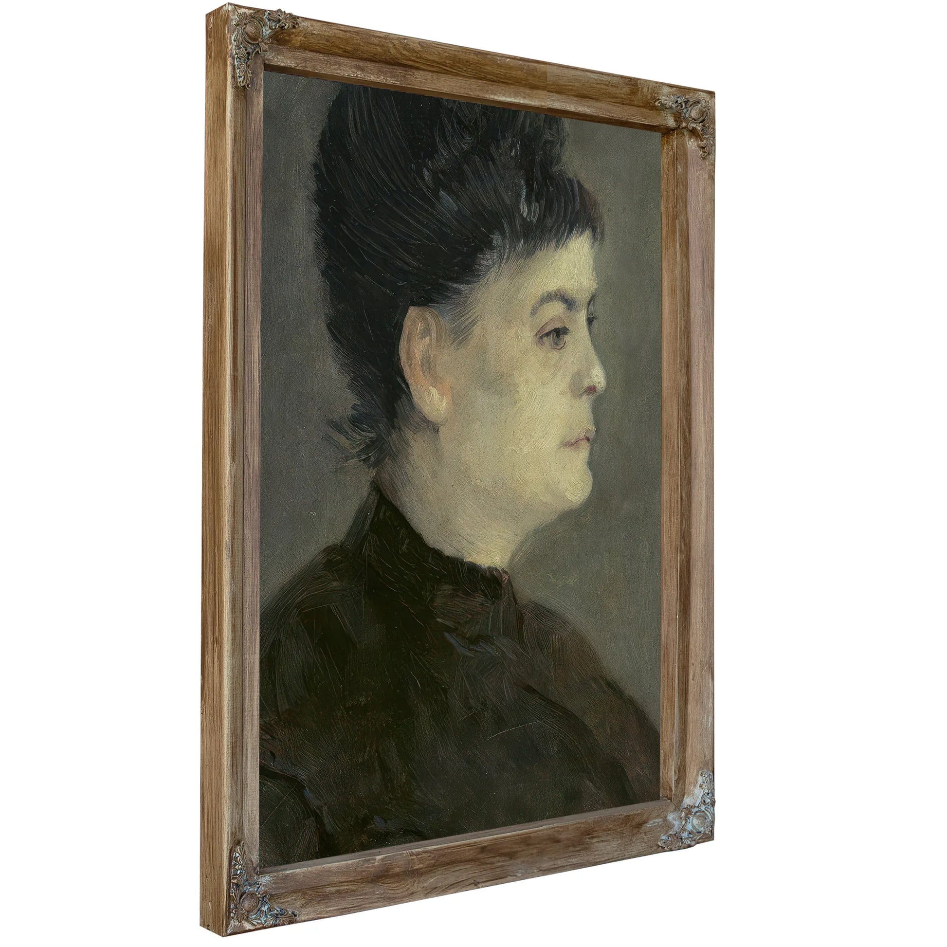 Portrait Of Agostina Segatori By Vincent Van Gogh Fine Art Print