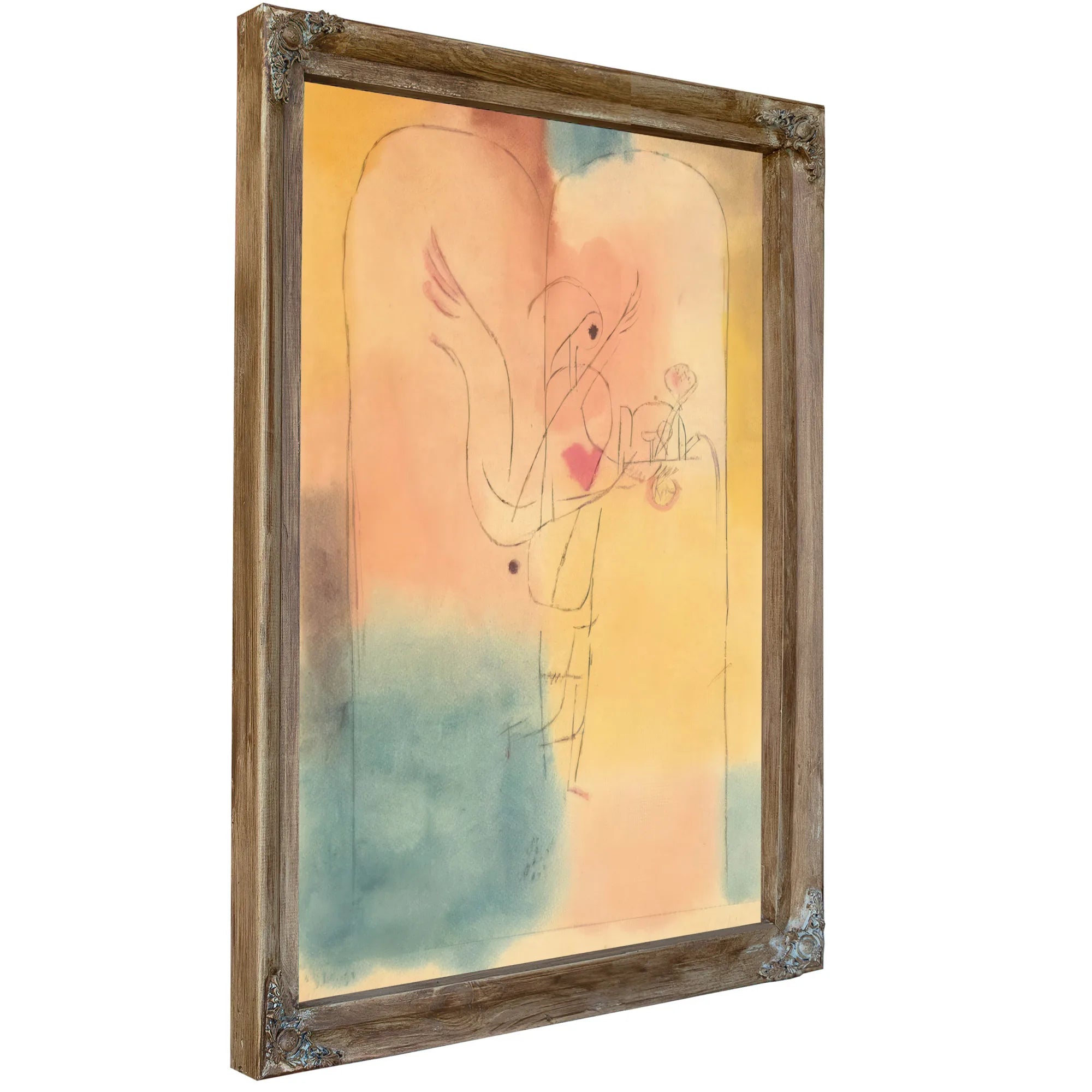 A Genius Serves A Small Breakfast By Paul Klee Fine Art Print