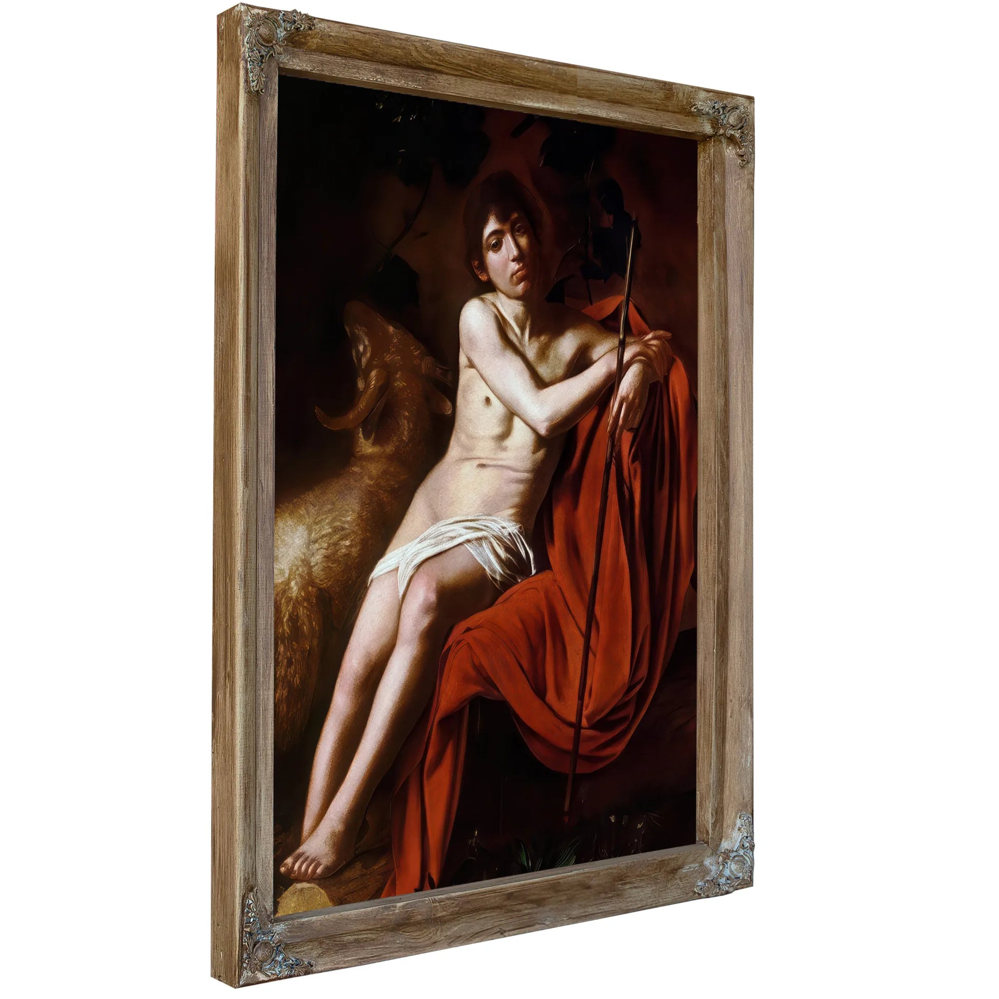 John The Baptist 1610 By Caravaggio Fine Art Print