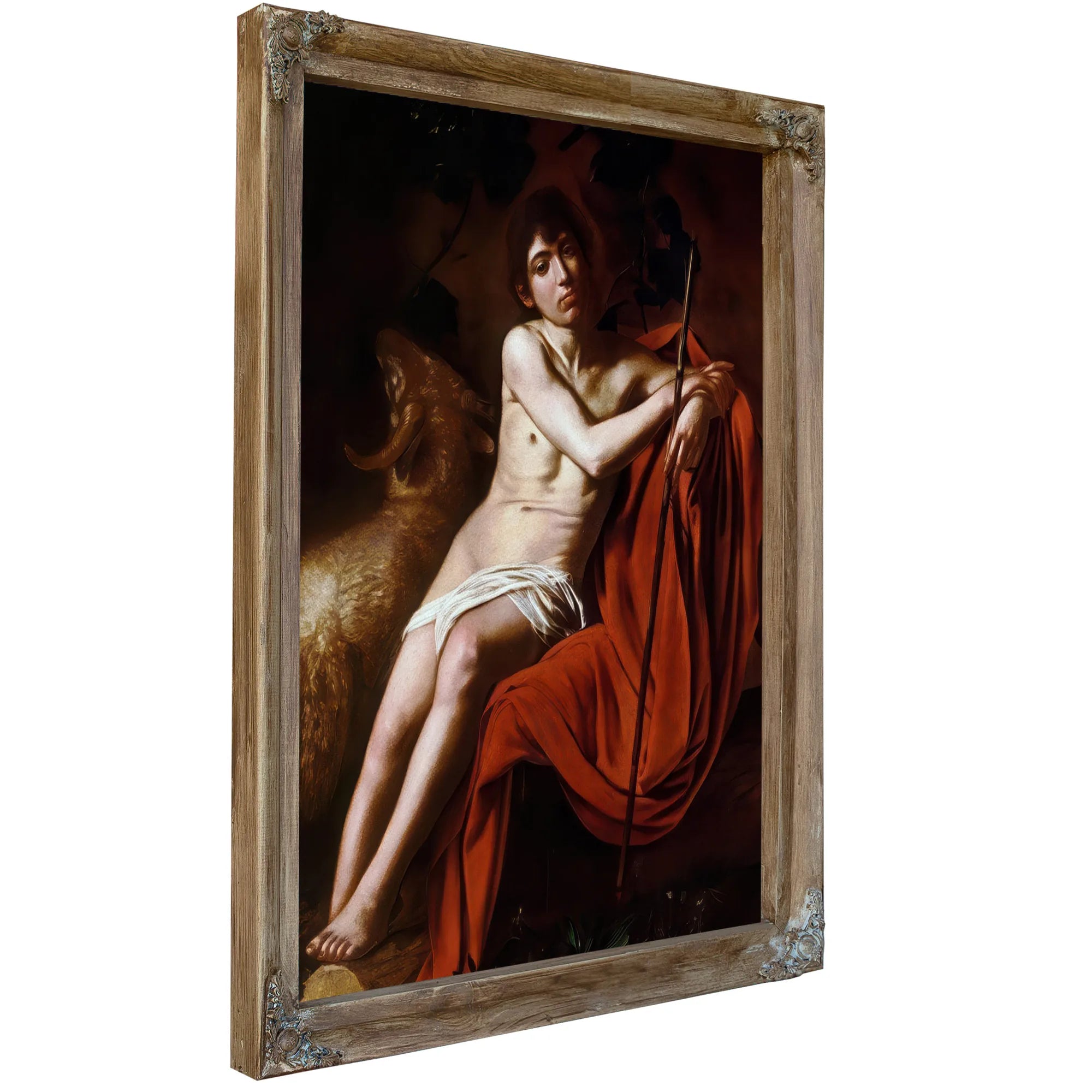 John The Baptist 1610 By Caravaggio Fine Art Print