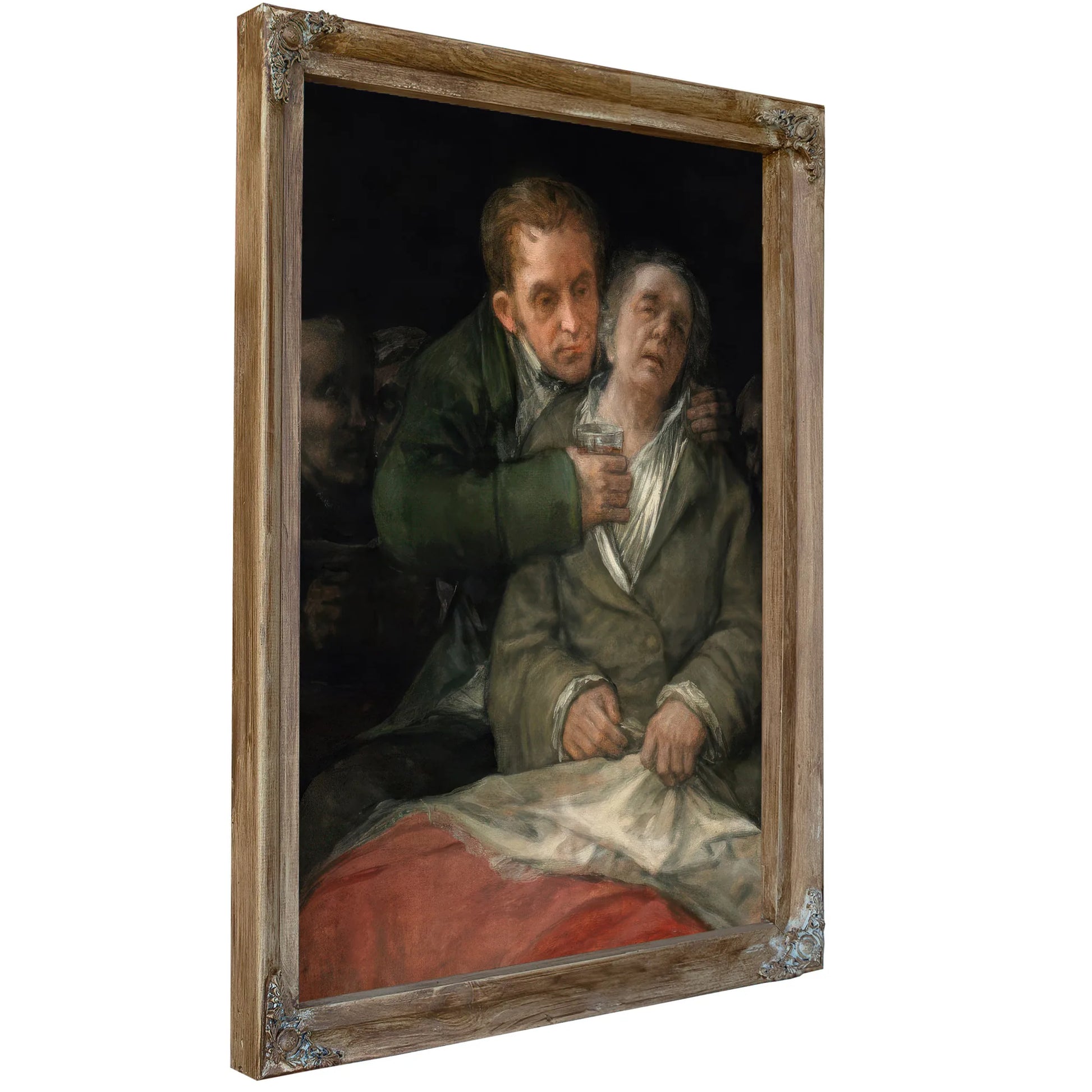 Self Portrait With Dr Arrieta By Francisco De Goya Fine Art Print