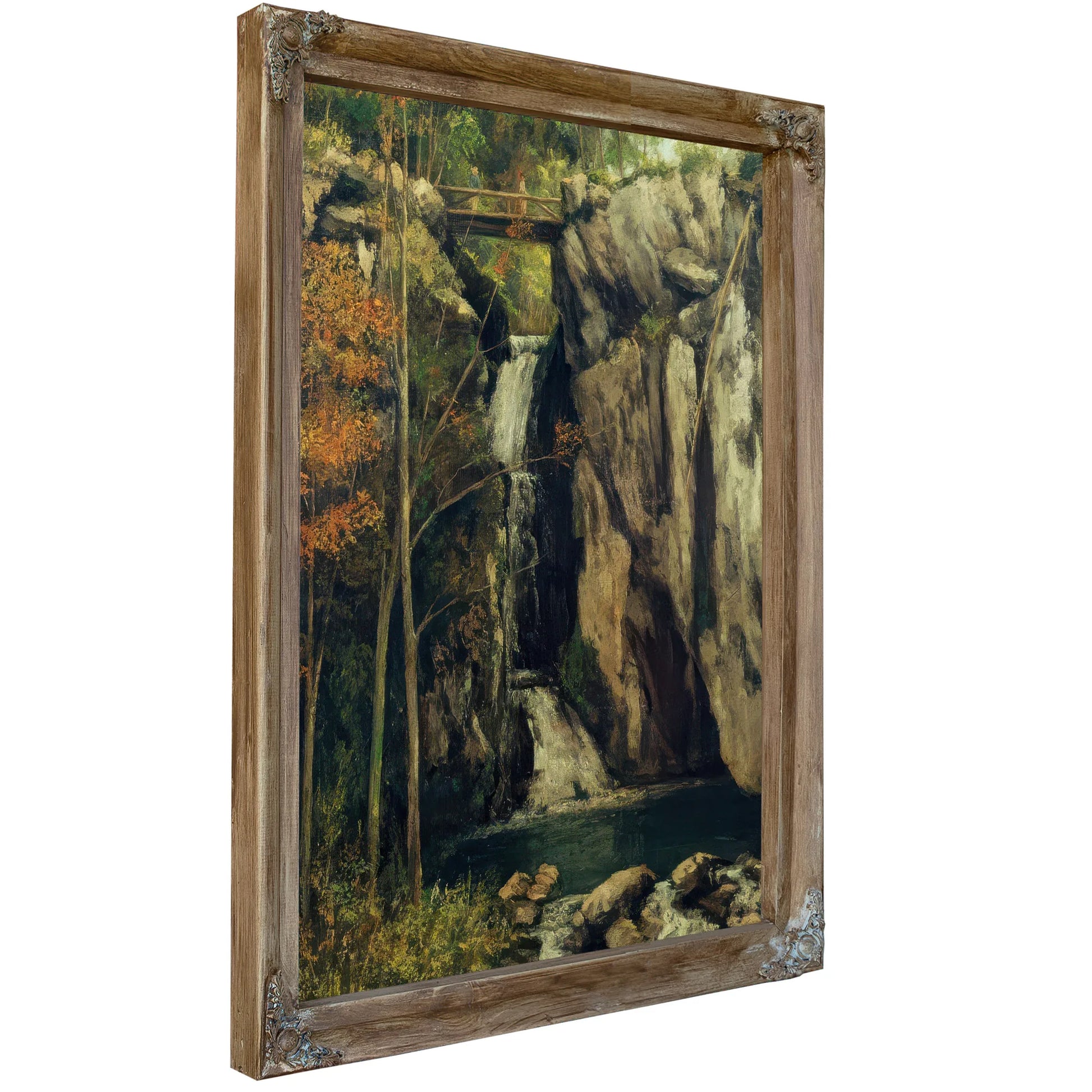 The Chasm At Conches By Jean Desire Gustave Courbet Fine Art Print