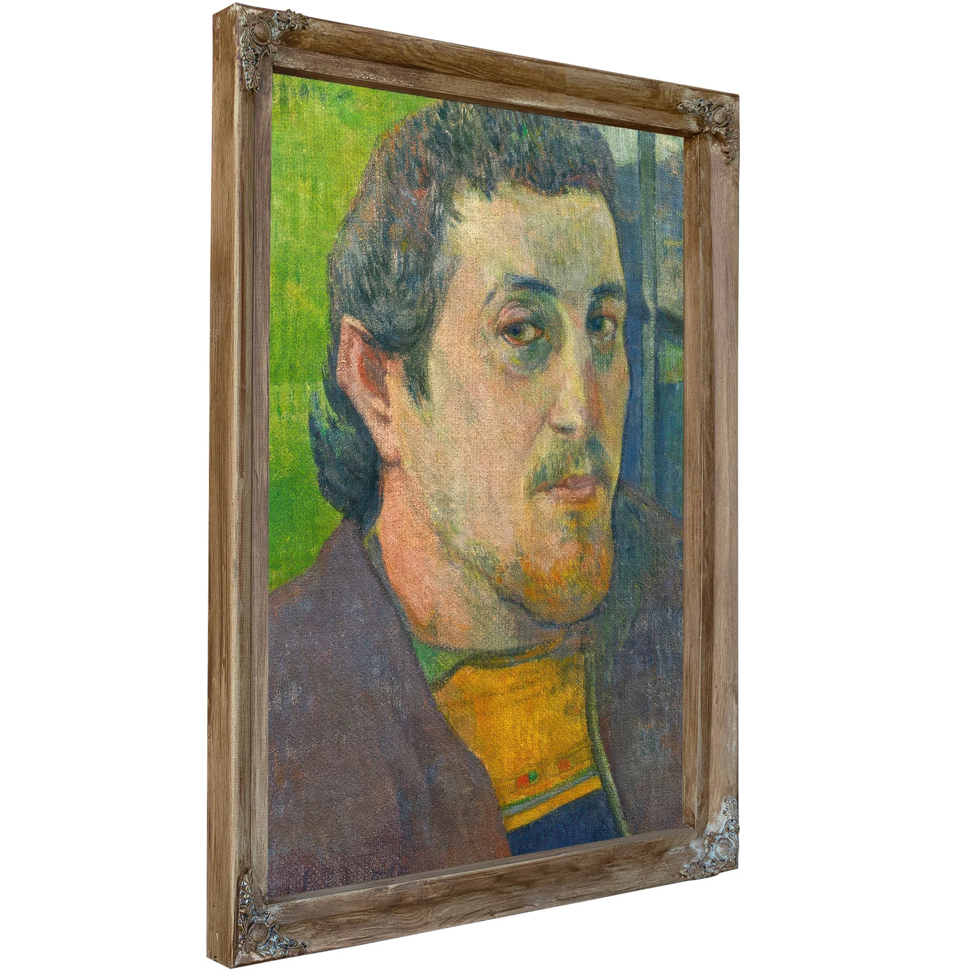 Self Portrait Dedicated To Carriere By Paul Gauguin Fine Art Print