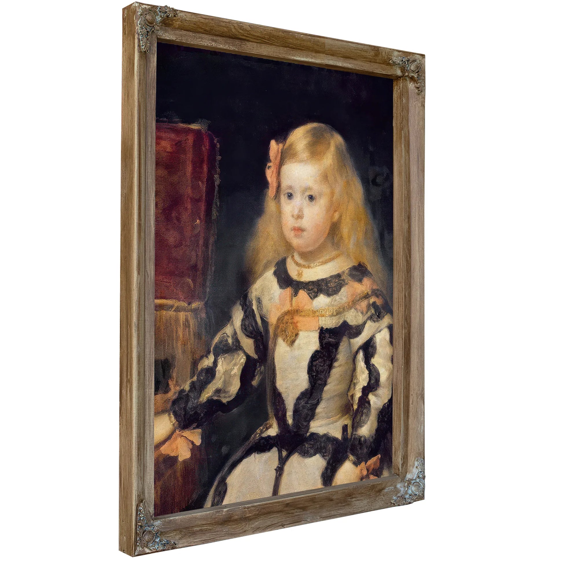 Portrait Of The Infanta Maria Marguerita (1651 73) By Diego Velazquez Fine Art Print