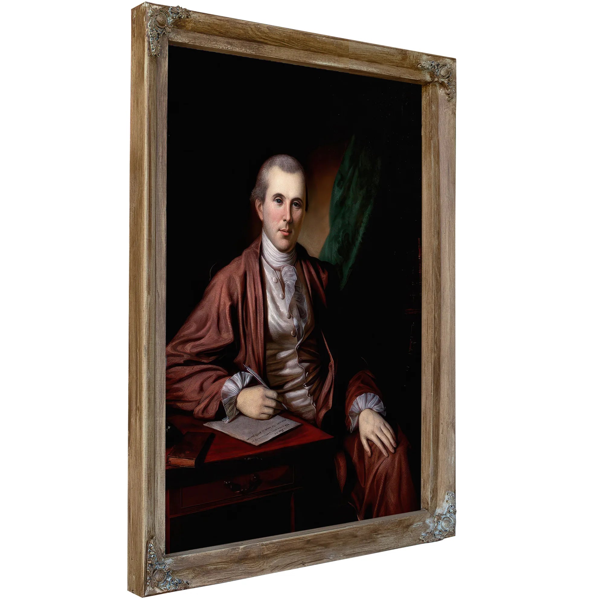 Portrait Of Dr. Benjamin Rush By Charles Willson Peale Fine Art Print