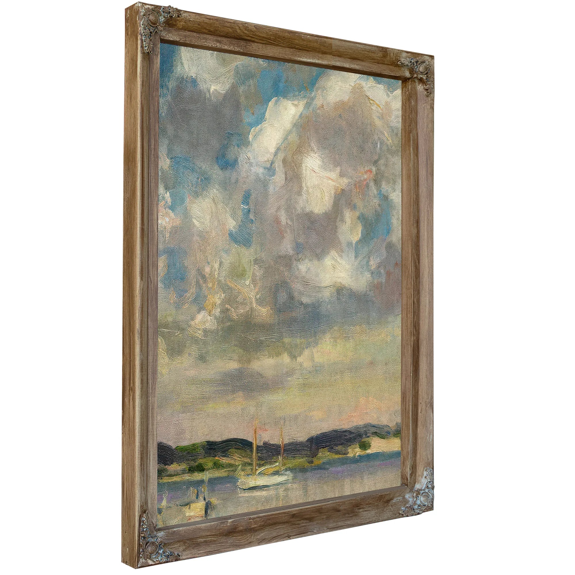 Clouds Peconic Bay By Irving Ramsey Wiles Fine Art Print