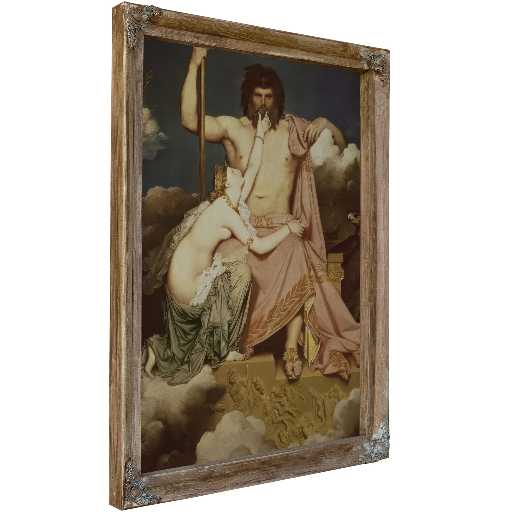 Jupiter And Thetis By Jean Auguste Dominique Ingres Fine Art Print