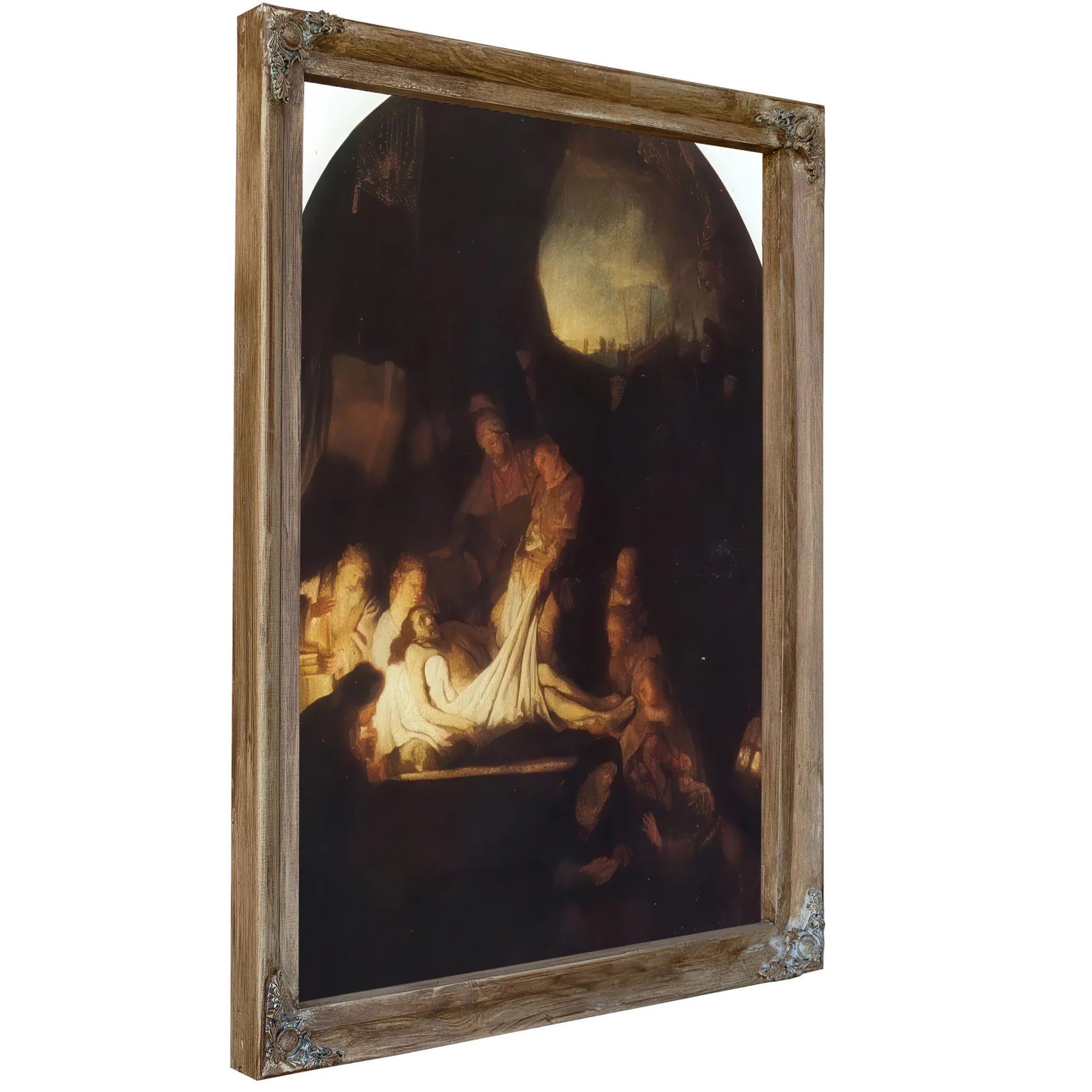 The Entombment Of Christ By Rembrandt Fine Art Print