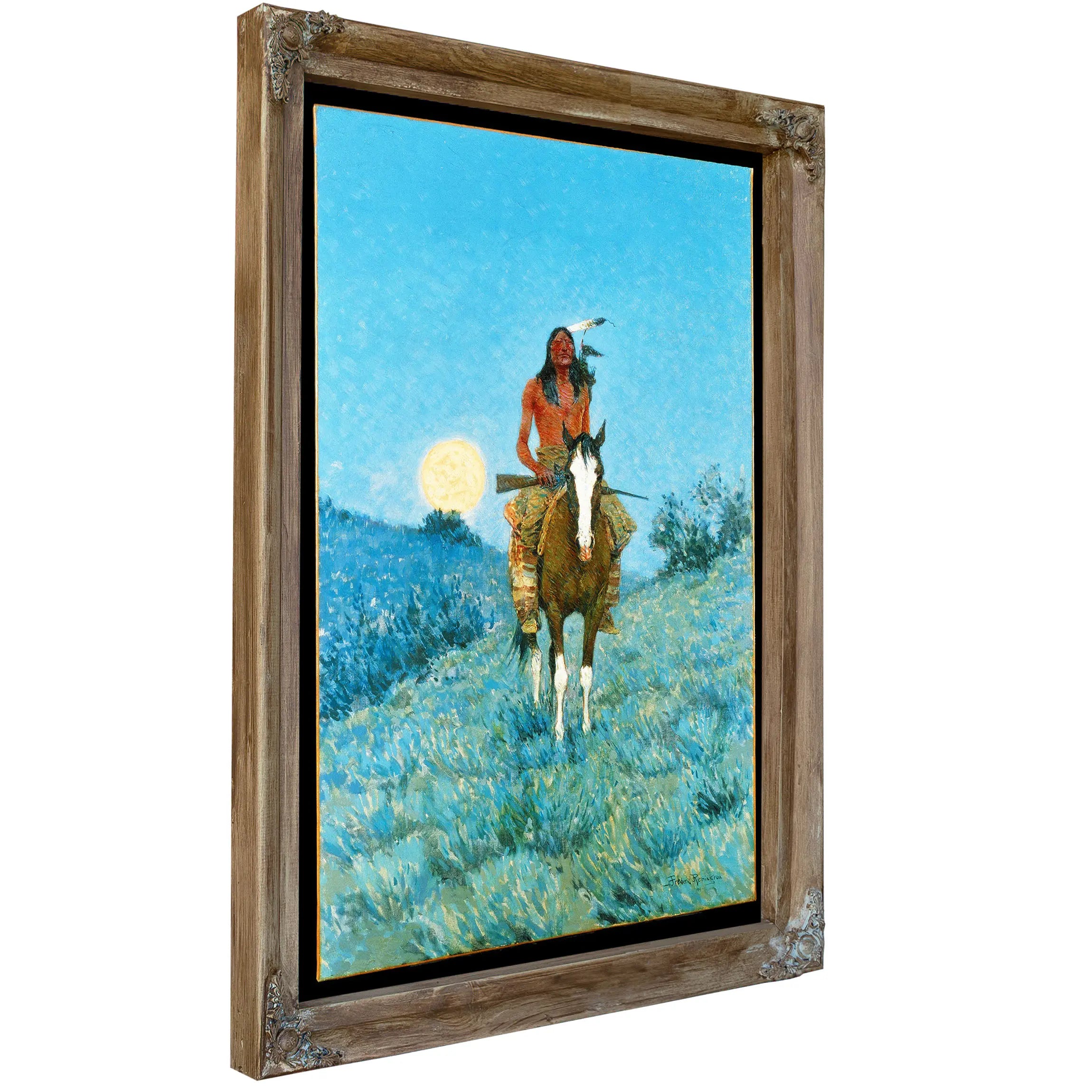 Frederic Sackrider Remington The Outlier G by Frederic Remington