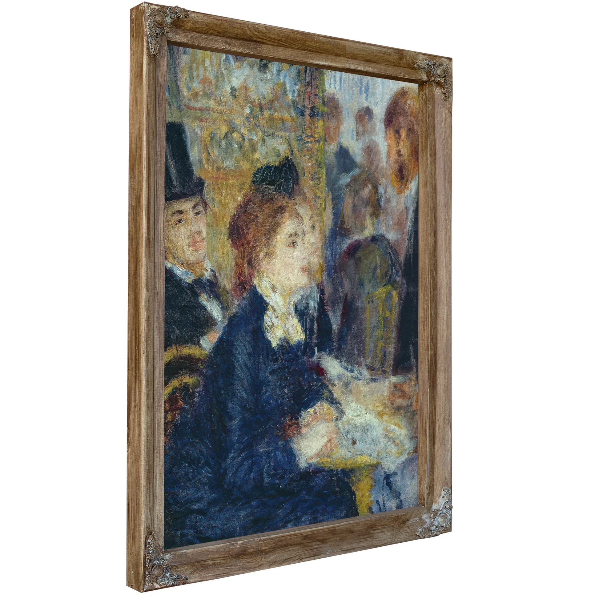 At The Cafe By Pierre Auguste Renoir Fine Art Print