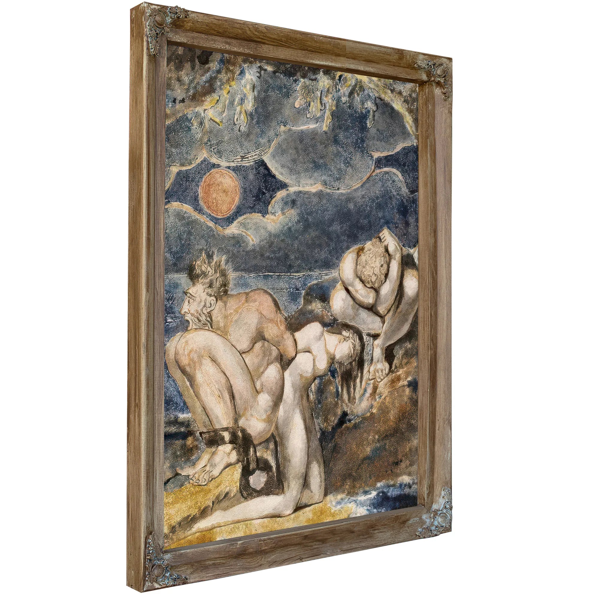 Visions Of The Daughters Of Albion Frontispiece 1795 Etching And Watercolor 17X12Cm Tate Uk By William Blake Fine Art Print